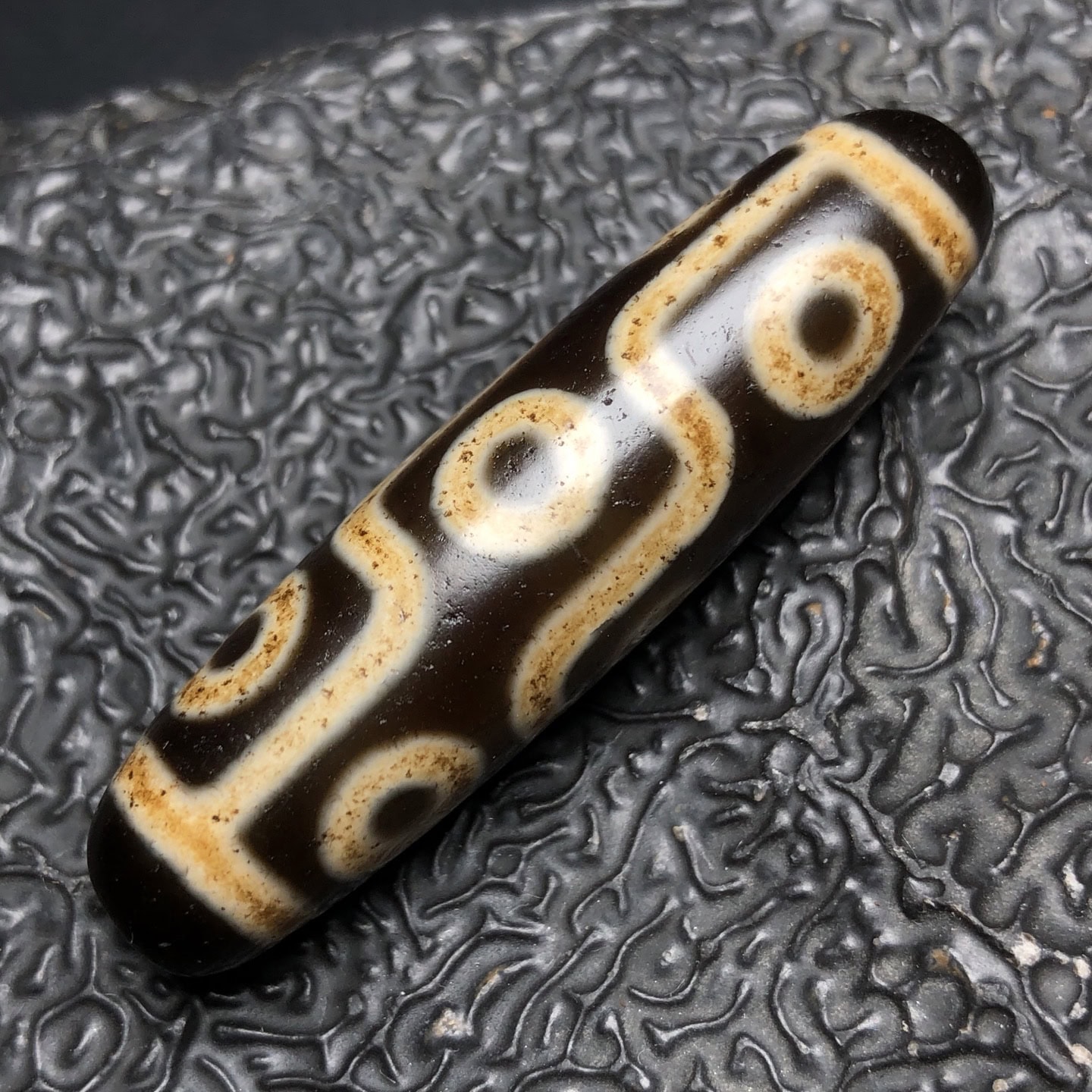 Chinese Natural Agate DZI Beads