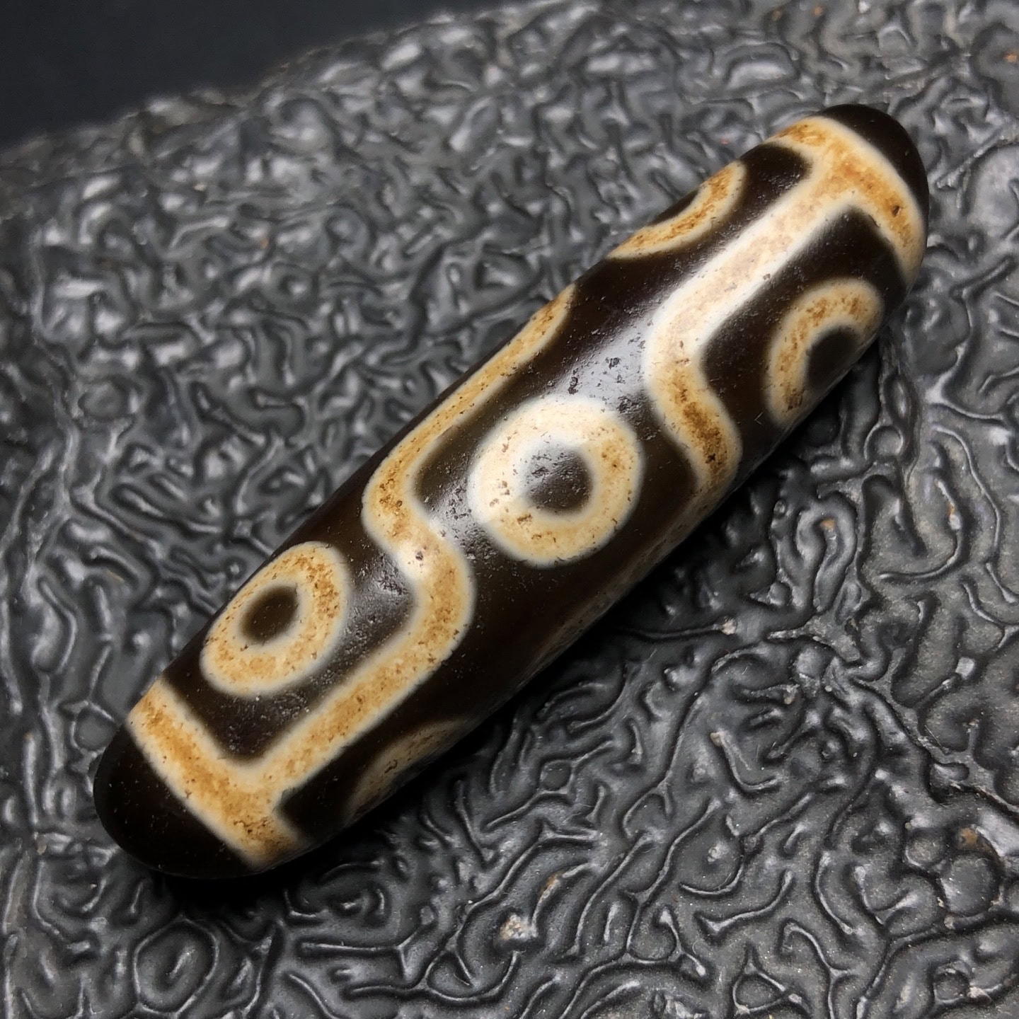 Chinese Natural Agate DZI Beads