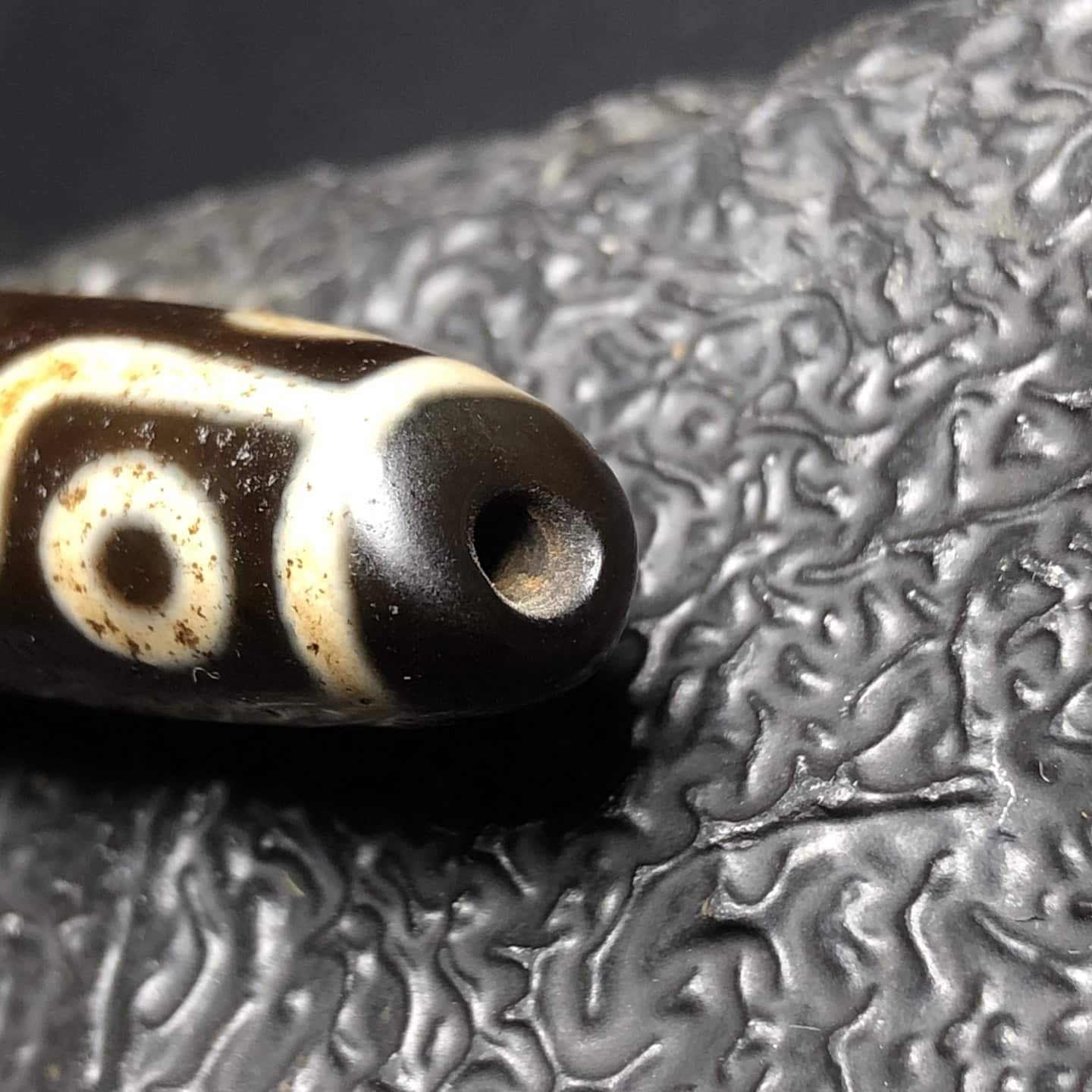 Chinese Natural Agate DZI Beads