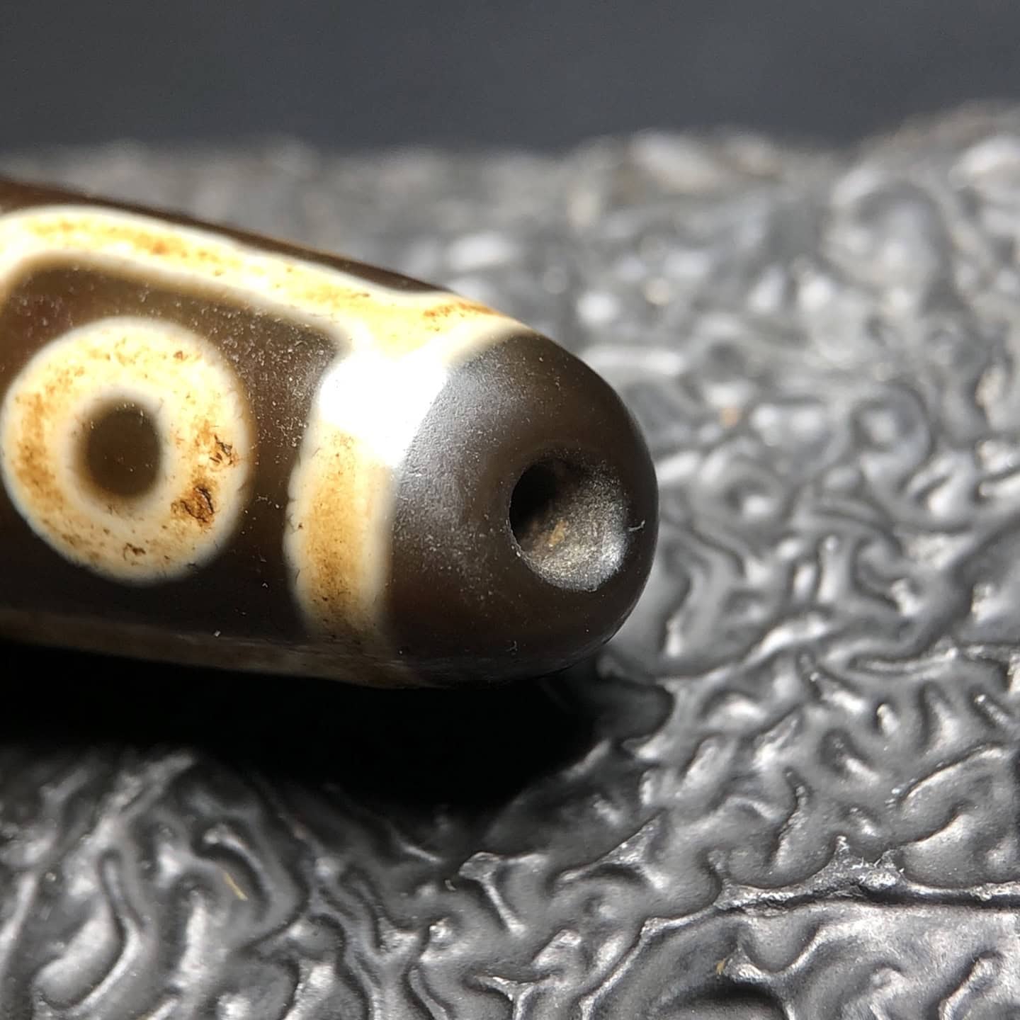 Chinese Natural Agate DZI Beads