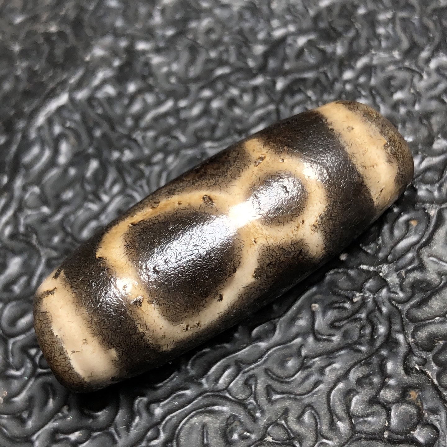 Chinese Natural Agate DZI Beads