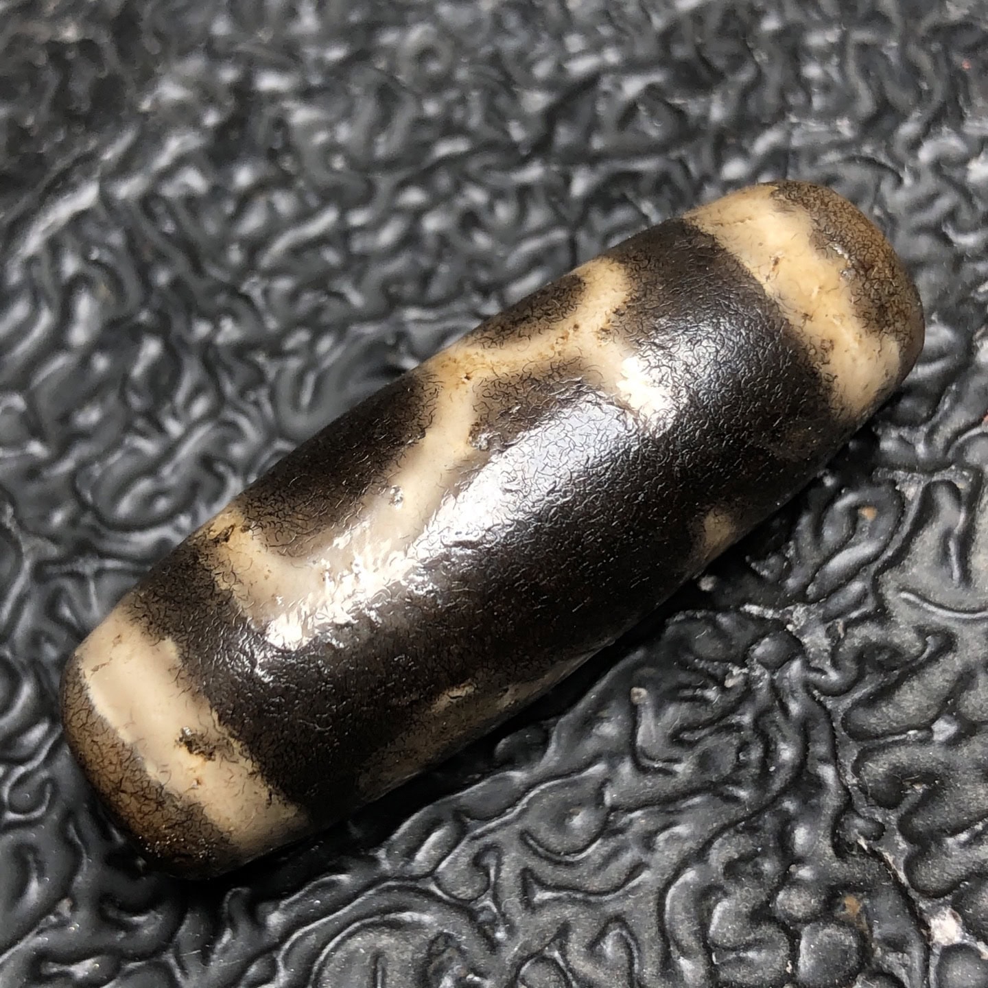 Chinese Natural Agate DZI Beads