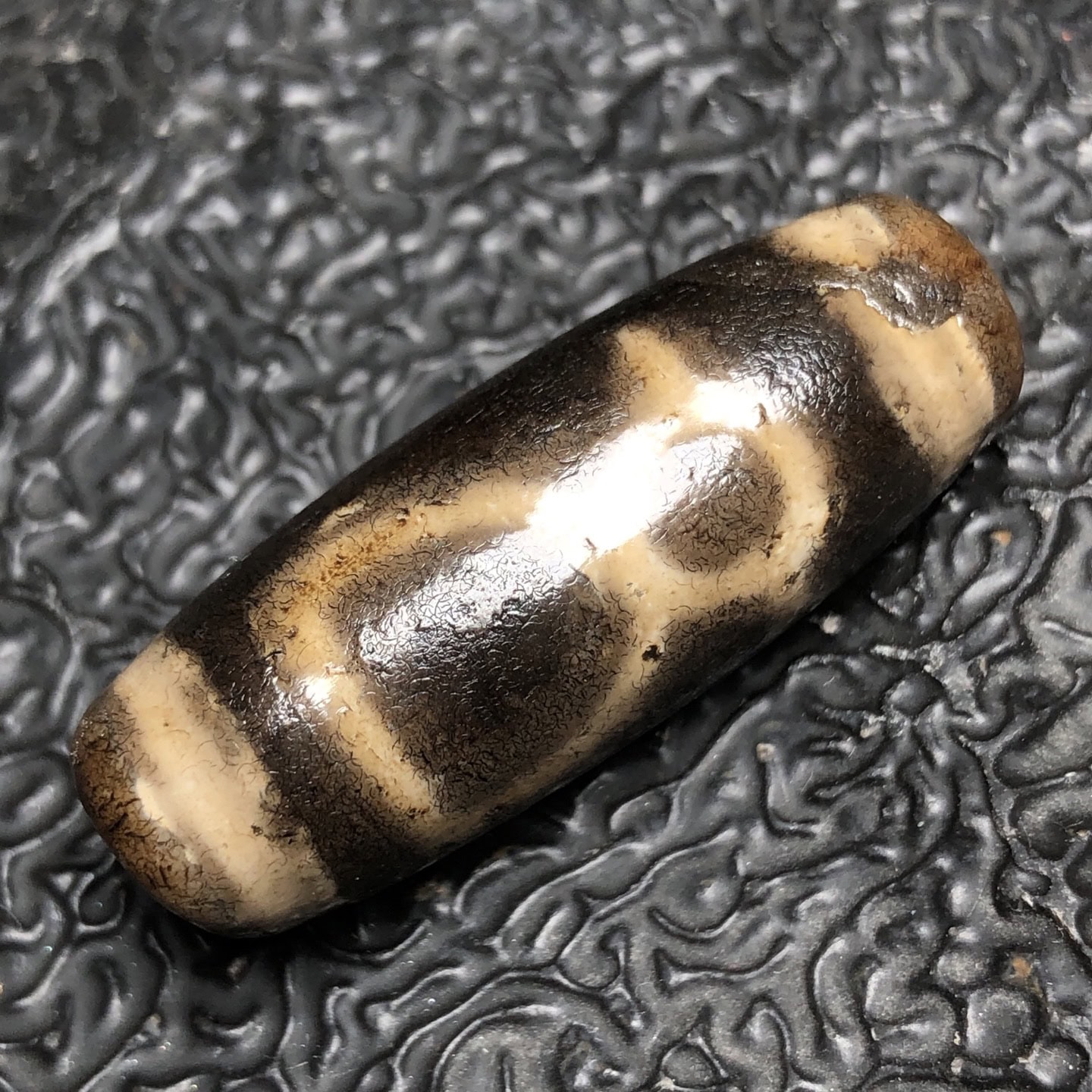 Chinese Natural Agate DZI Beads