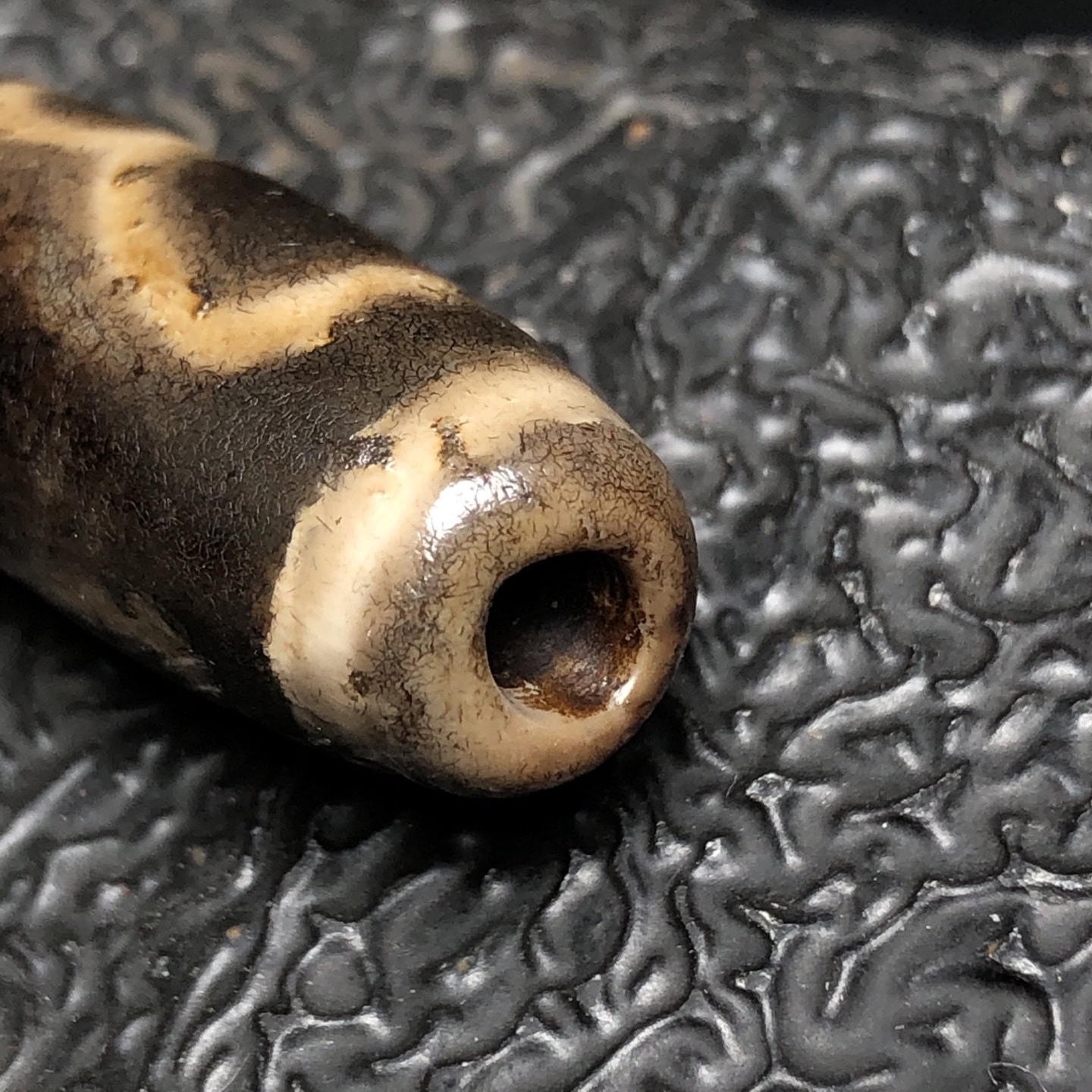 Chinese Natural Agate DZI Beads