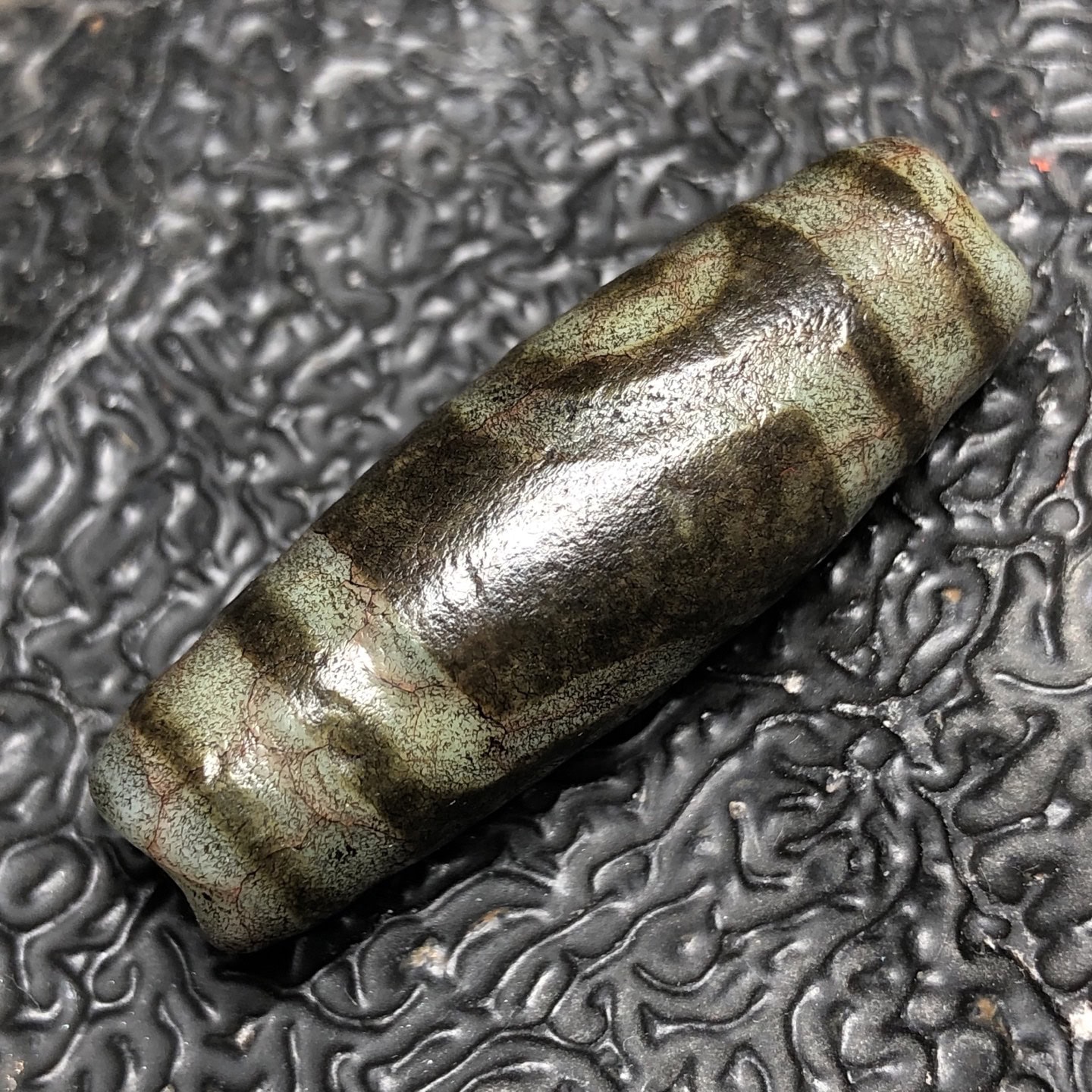 Chinese Natural Agate DZI Beads