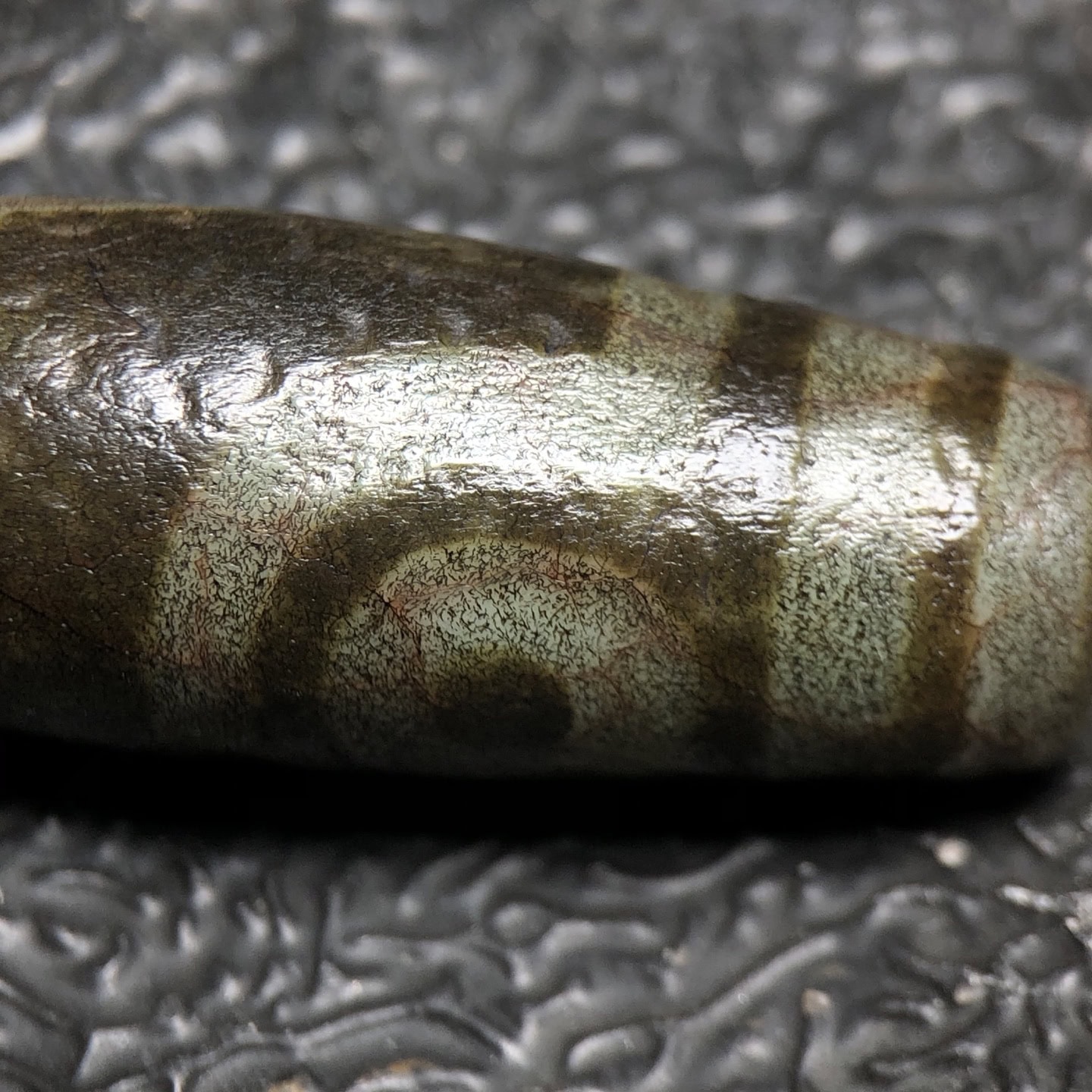 Chinese Natural Agate DZI Beads