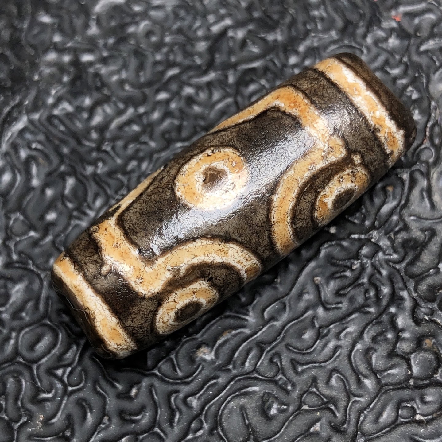 Chinese Natural Agate DZI Beads