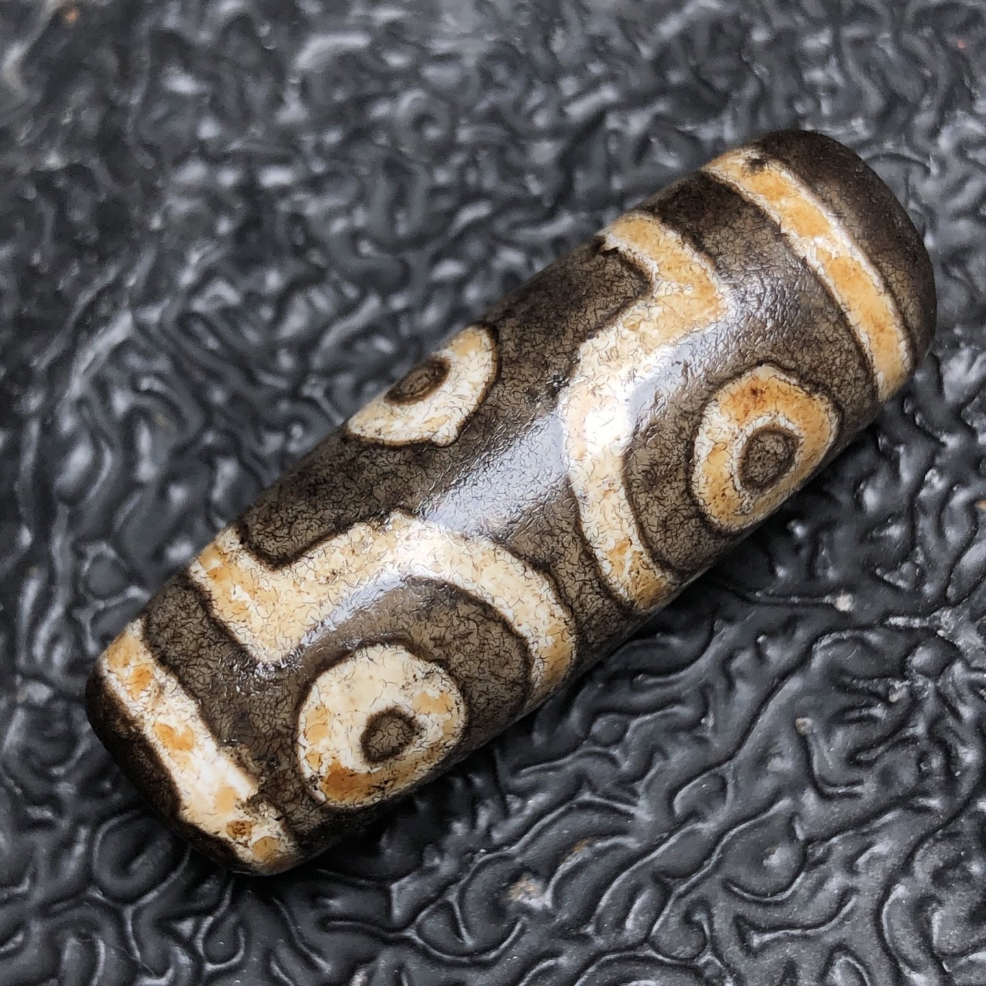 Chinese Natural Agate DZI Beads