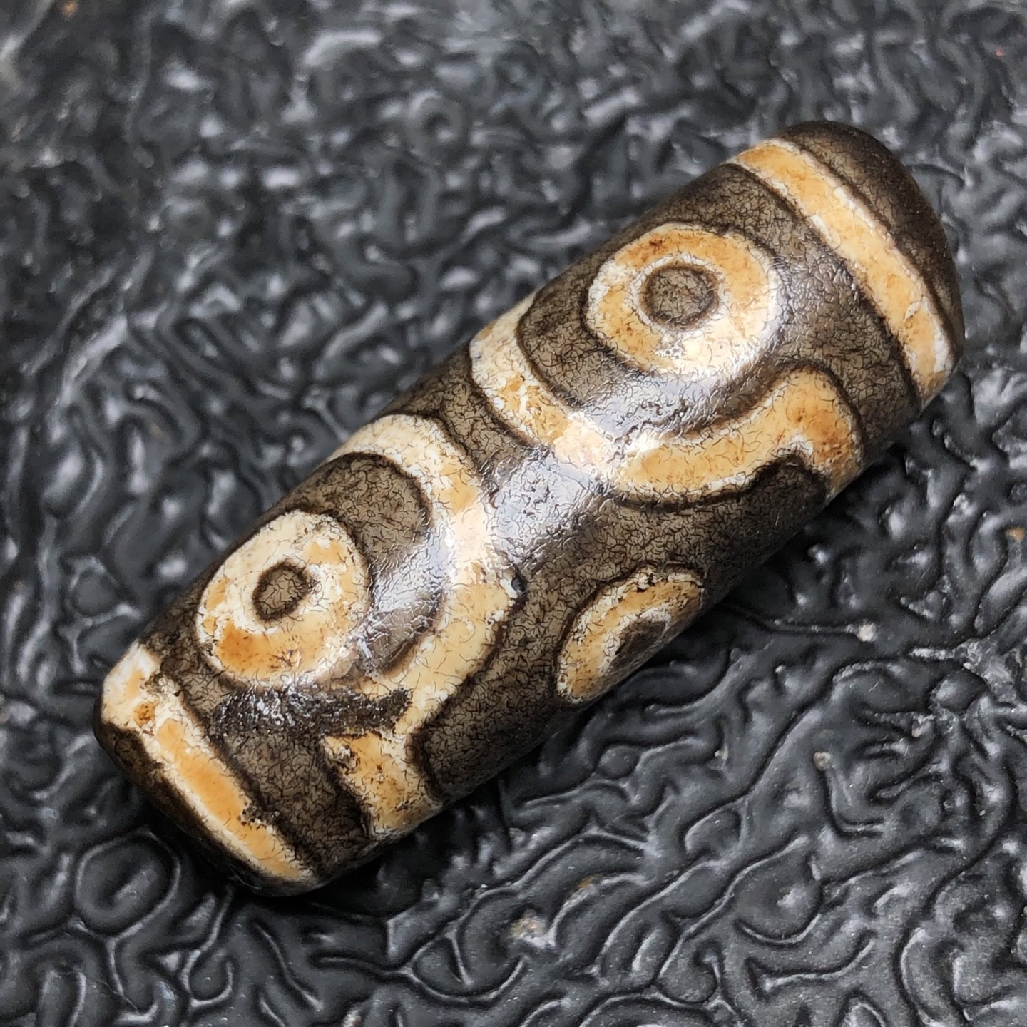 Chinese Natural Agate DZI Beads