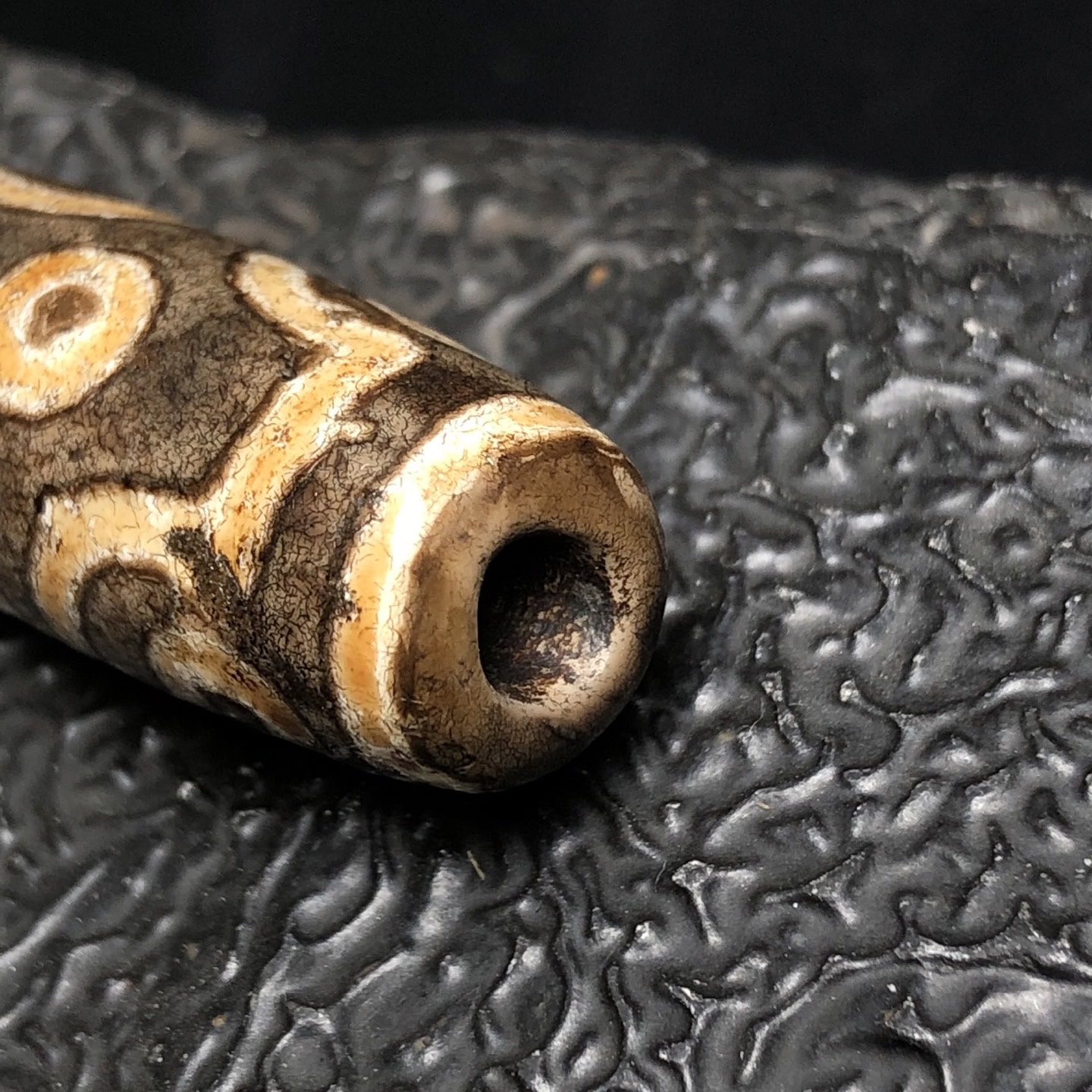 Chinese Natural Agate DZI Beads