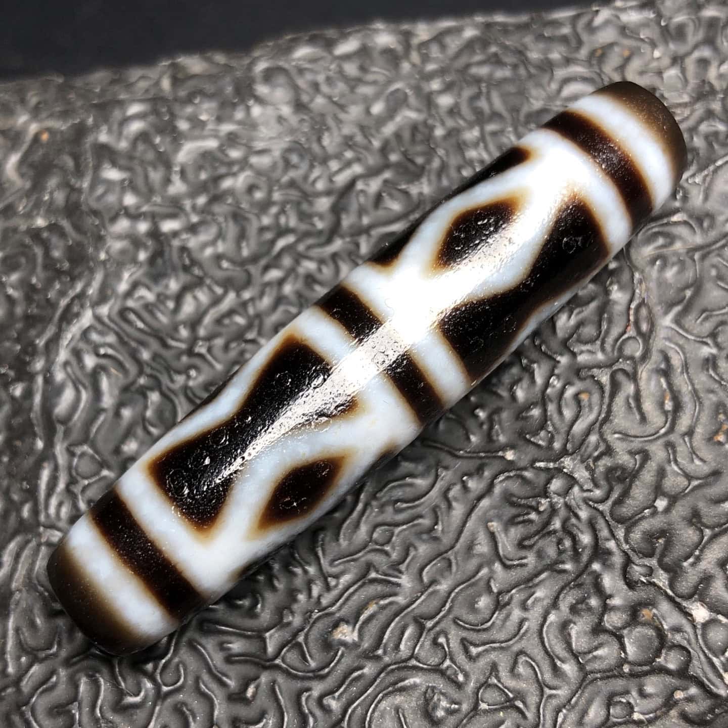 Chinese Natural Agate DZI Beads
