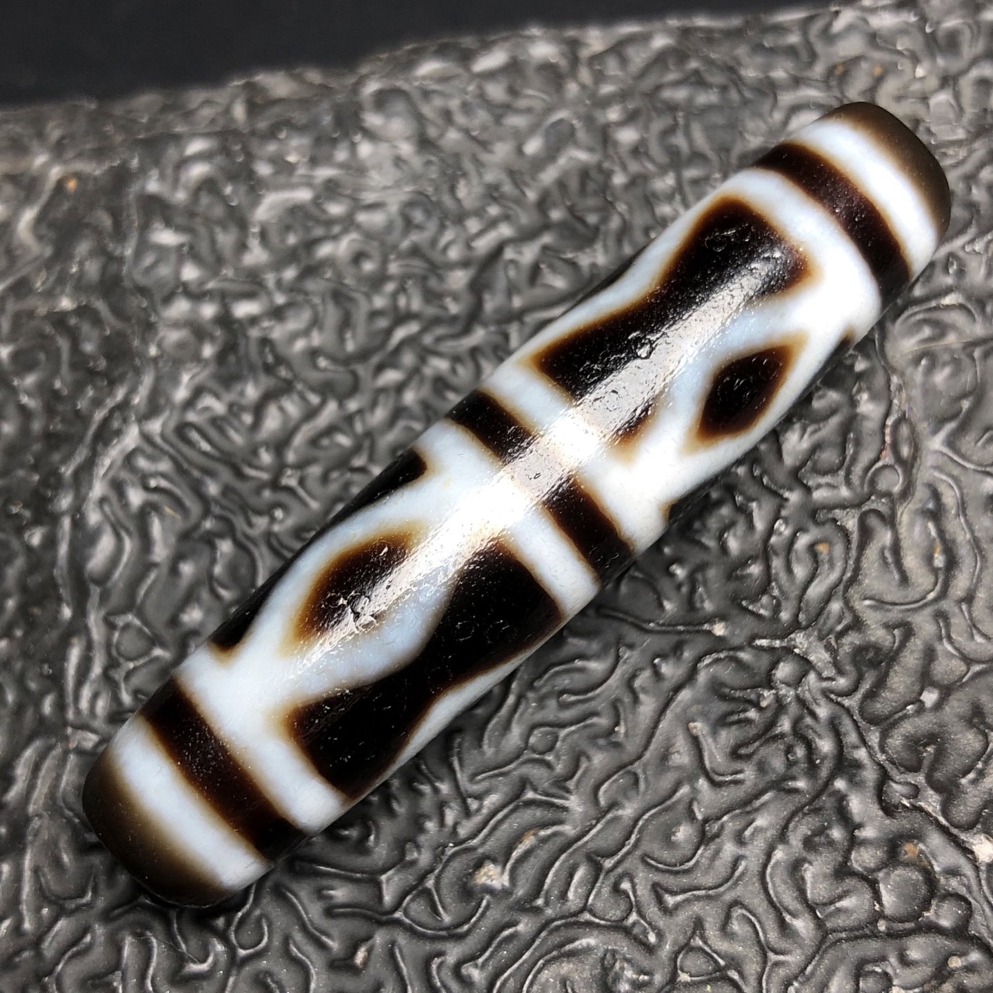 Chinese Natural Agate DZI Beads
