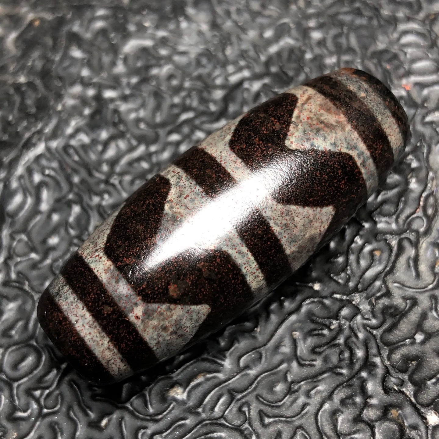 Chinese Natural Agate DZI Beads