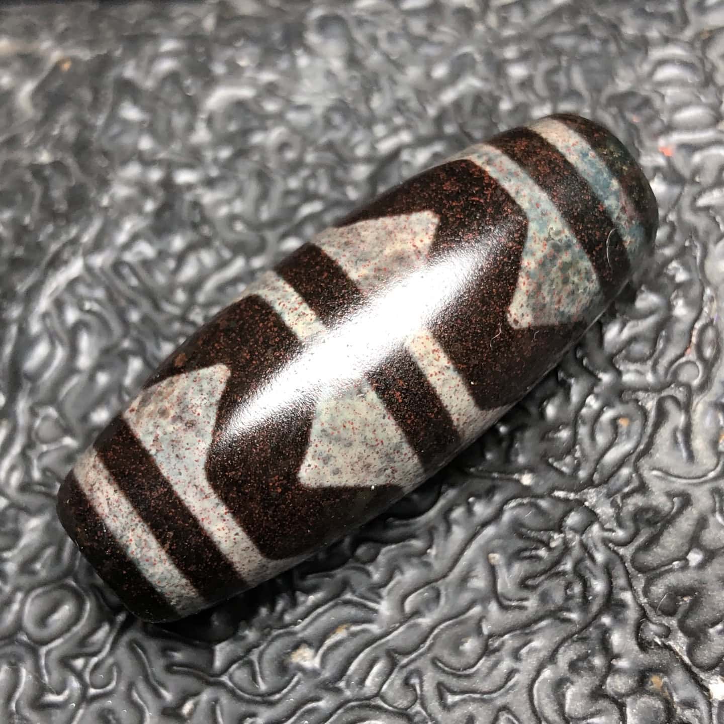 Chinese Natural Agate DZI Beads