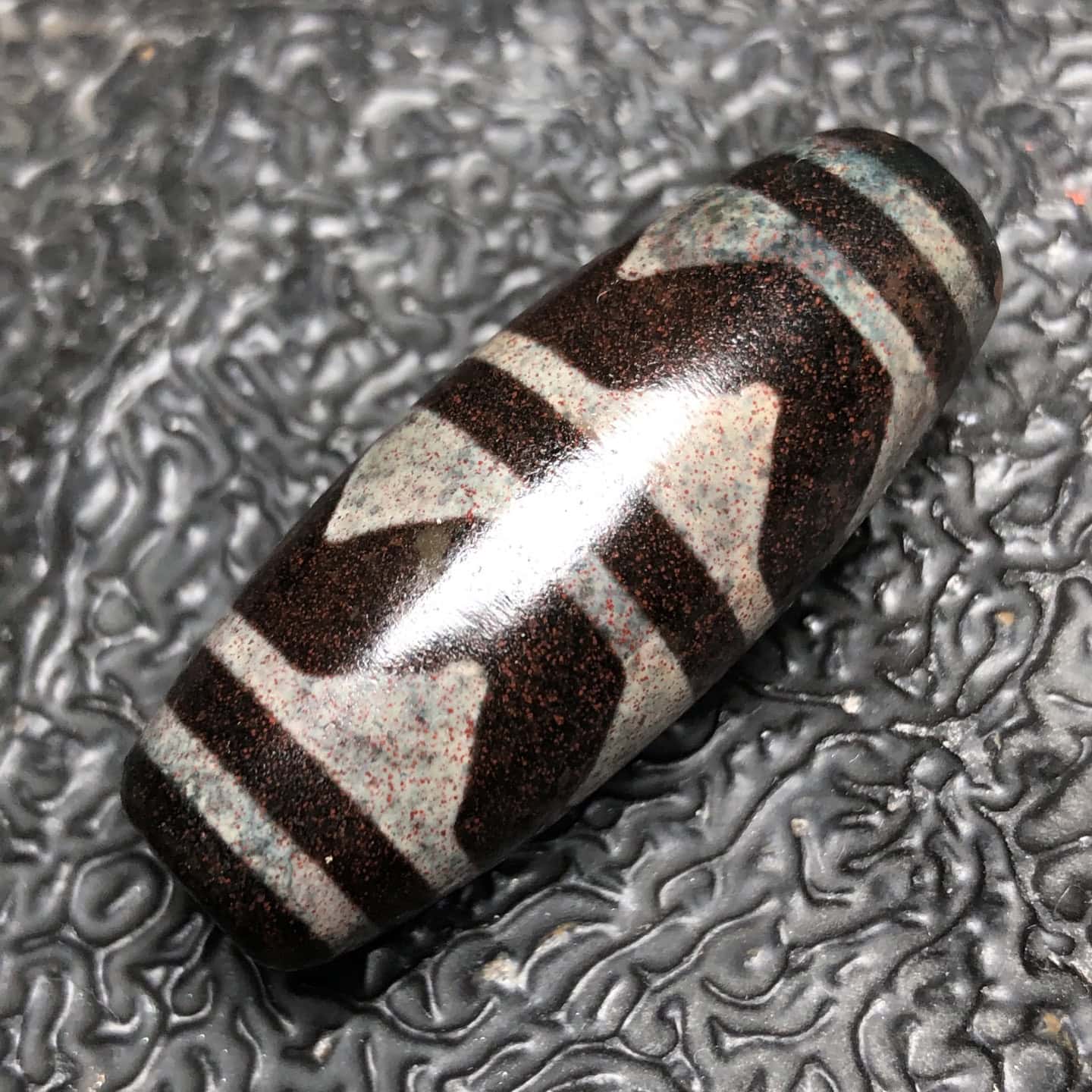 Chinese Natural Agate DZI Beads
