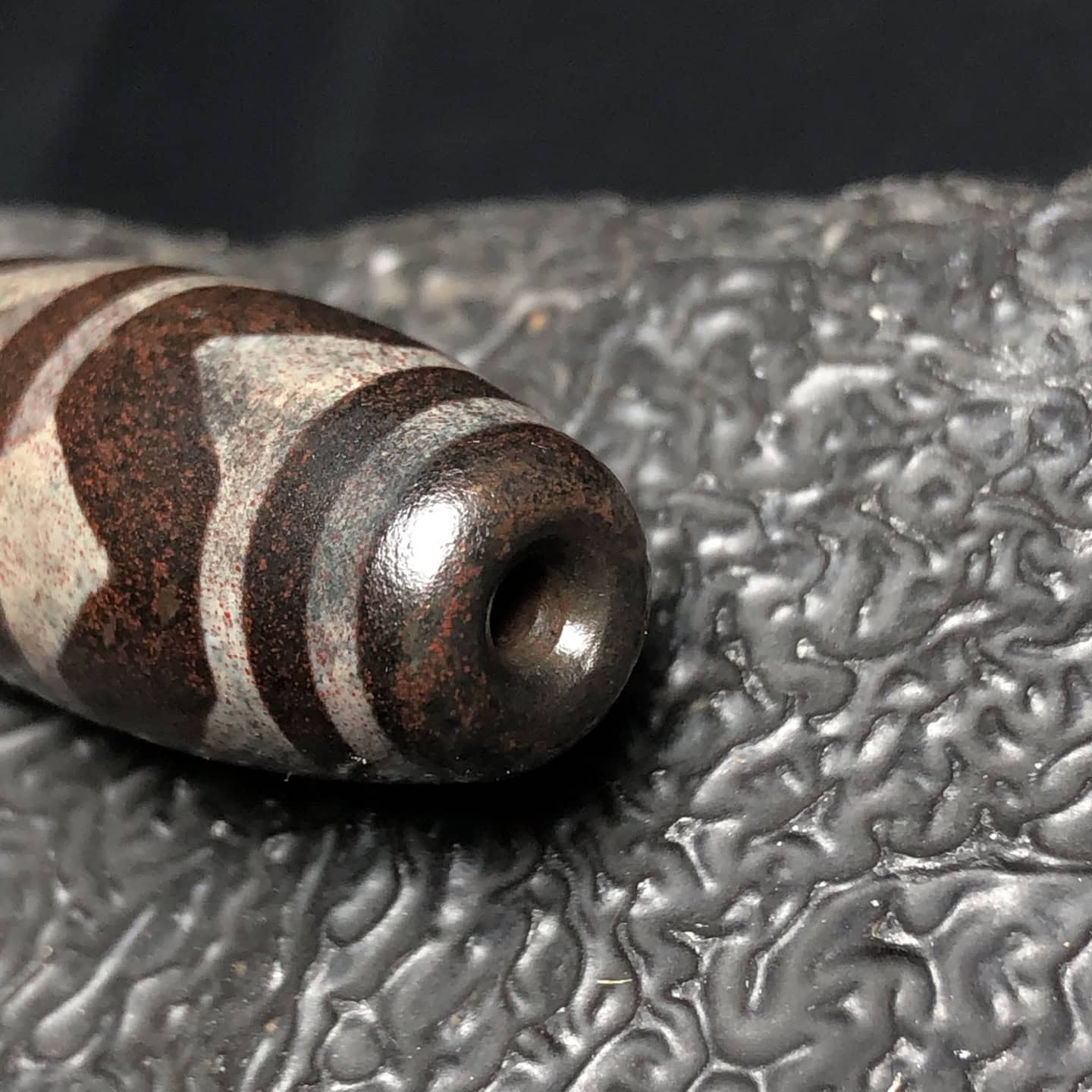 Chinese Natural Agate DZI Beads