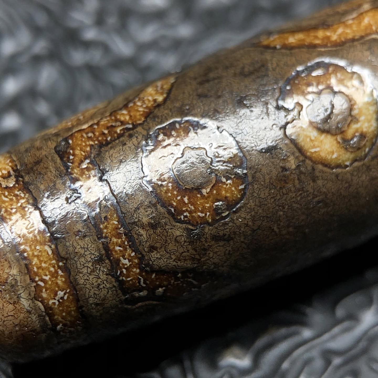 Chinese Natural Agate DZI Beads