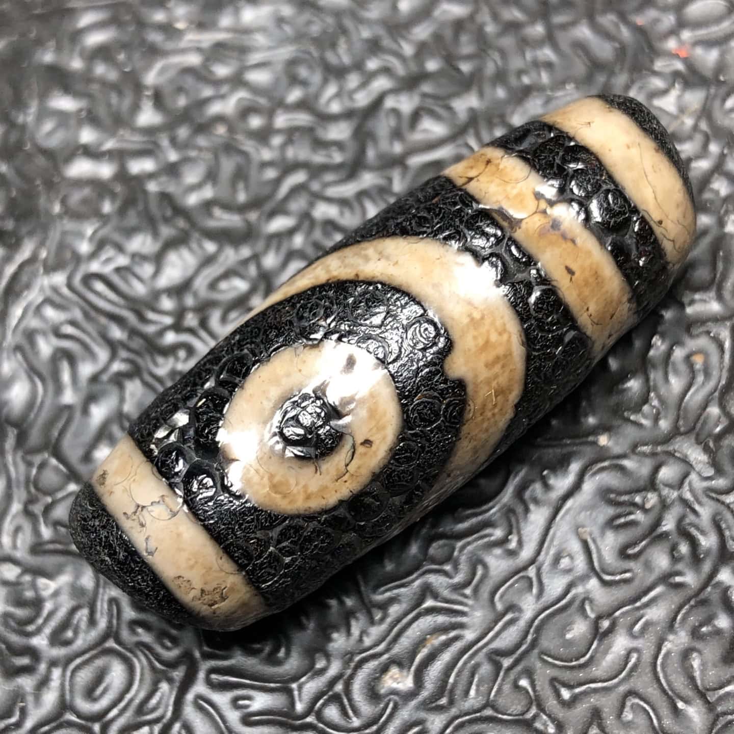 Chinese Natural Agate DZI Beads