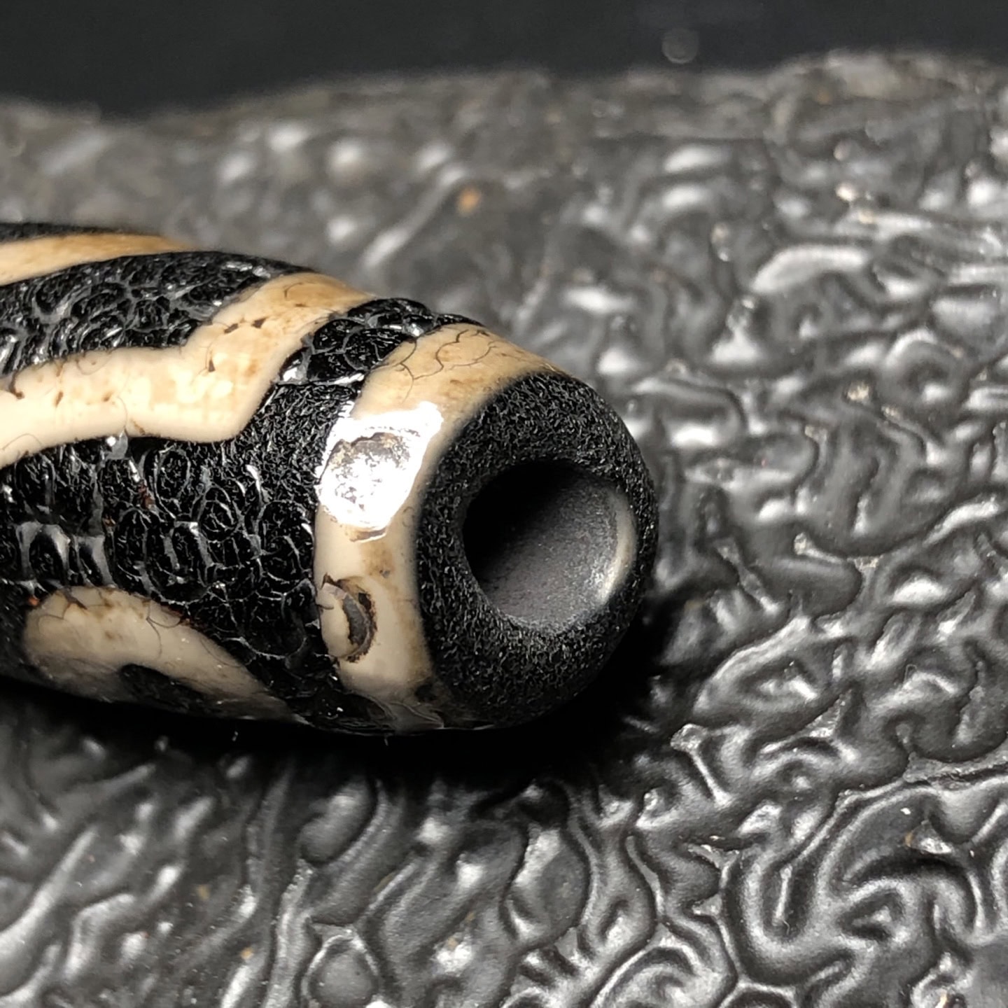 Chinese Natural Agate DZI Beads