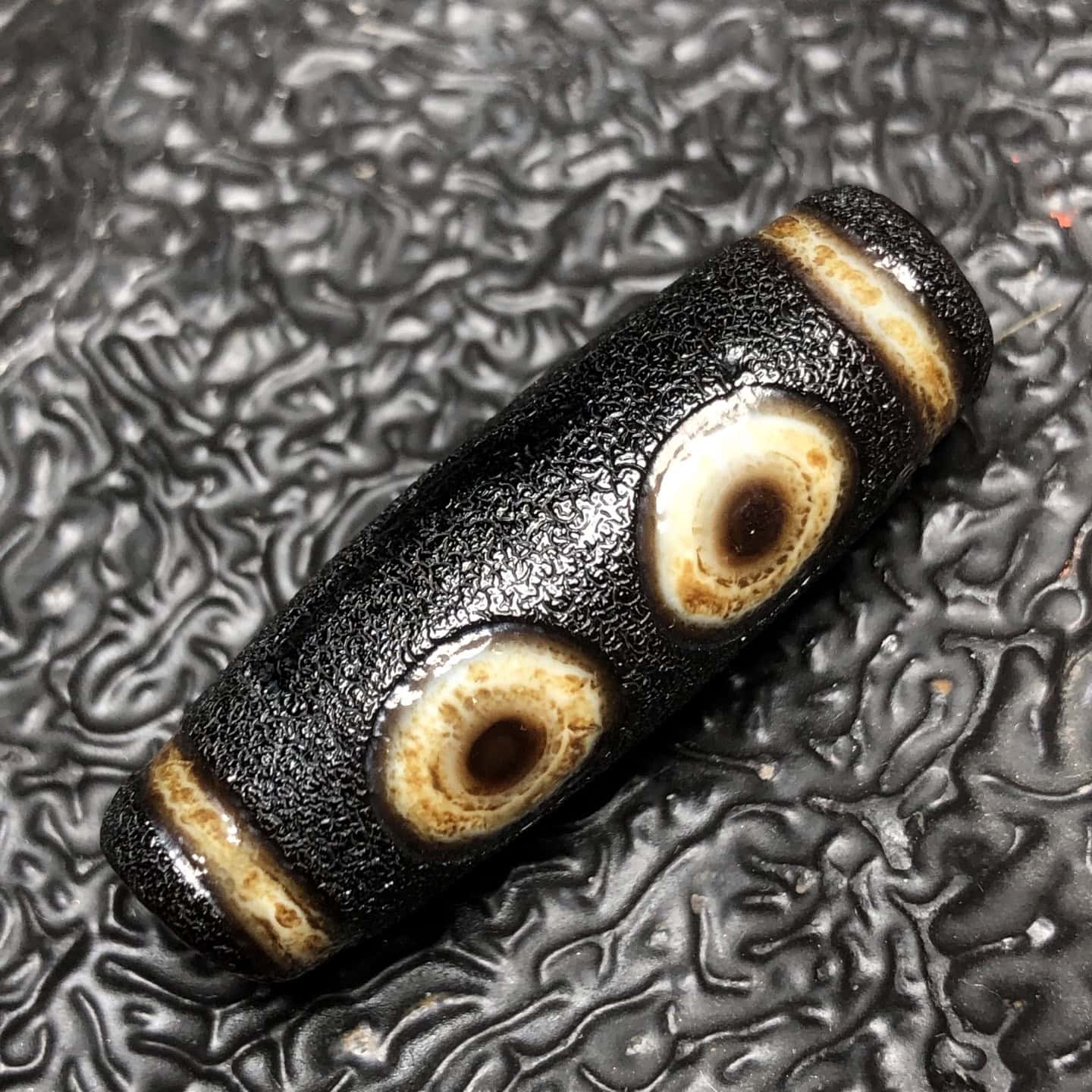 Chinese Natural Agate DZI Beads
