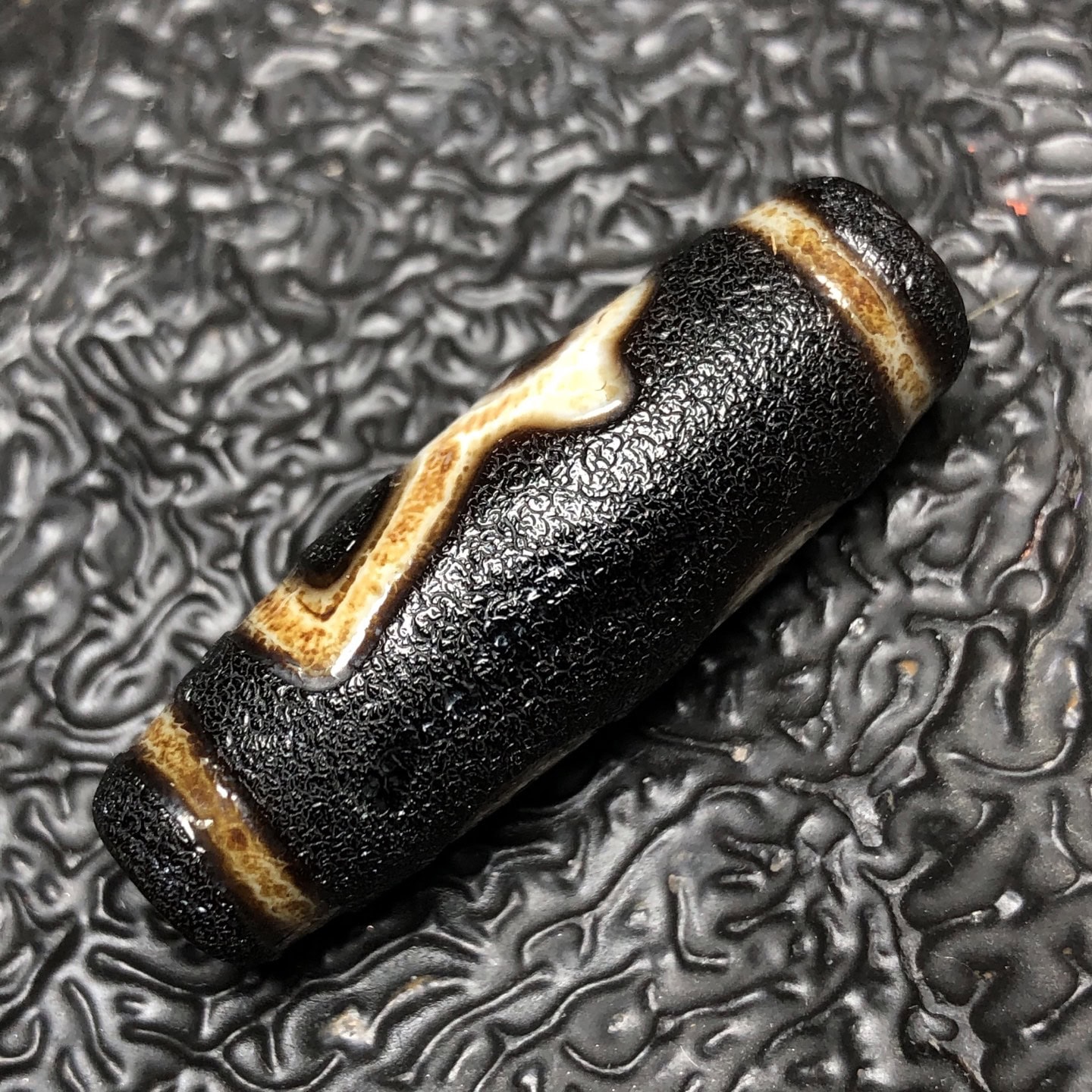 Chinese Natural Agate DZI Beads