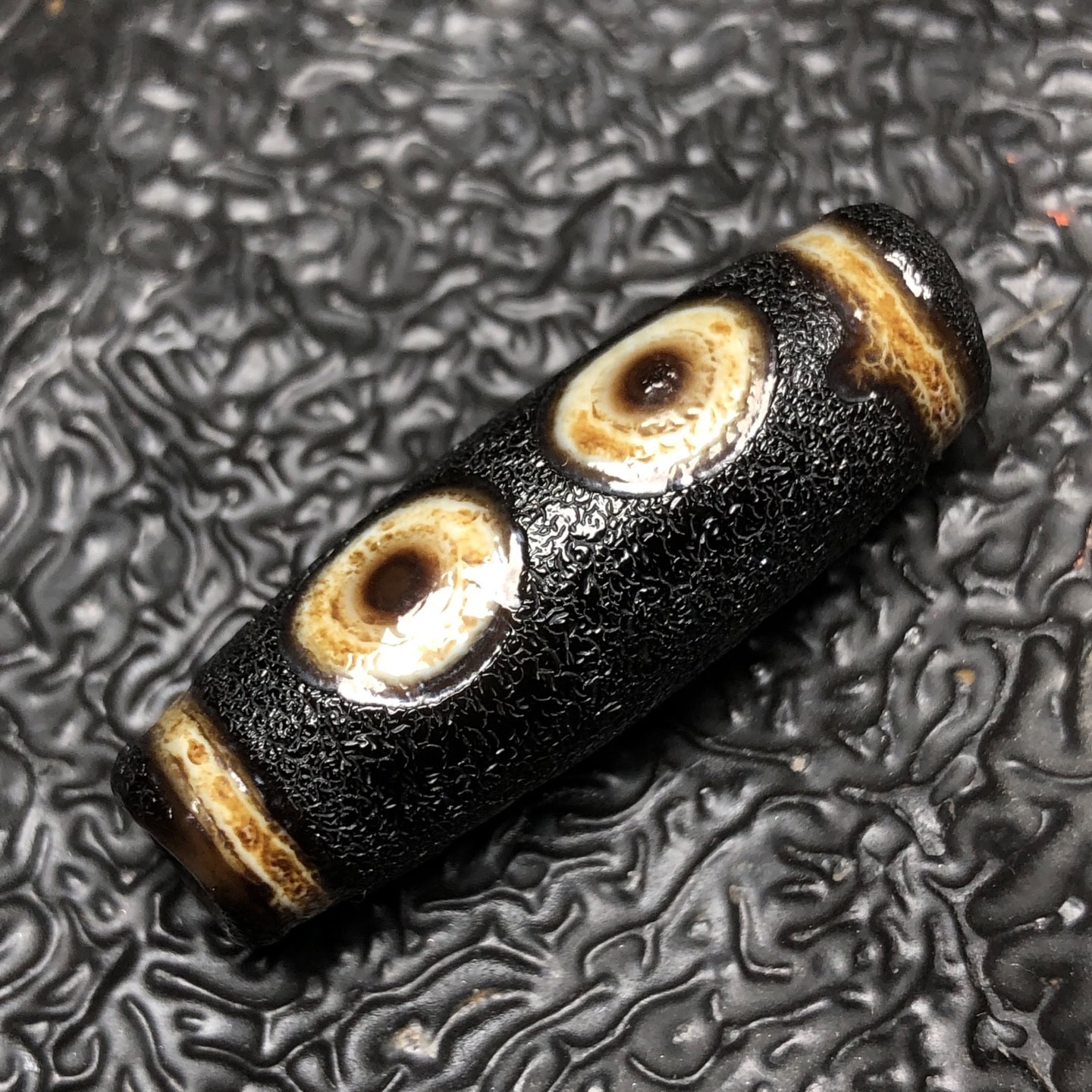 Chinese Natural Agate DZI Beads