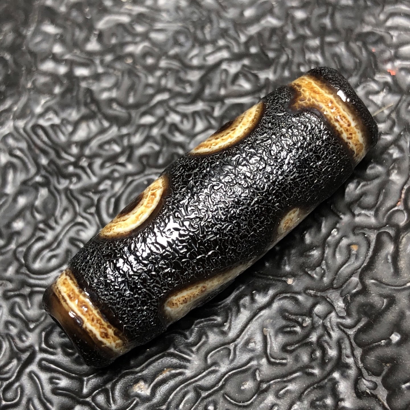Chinese Natural Agate DZI Beads