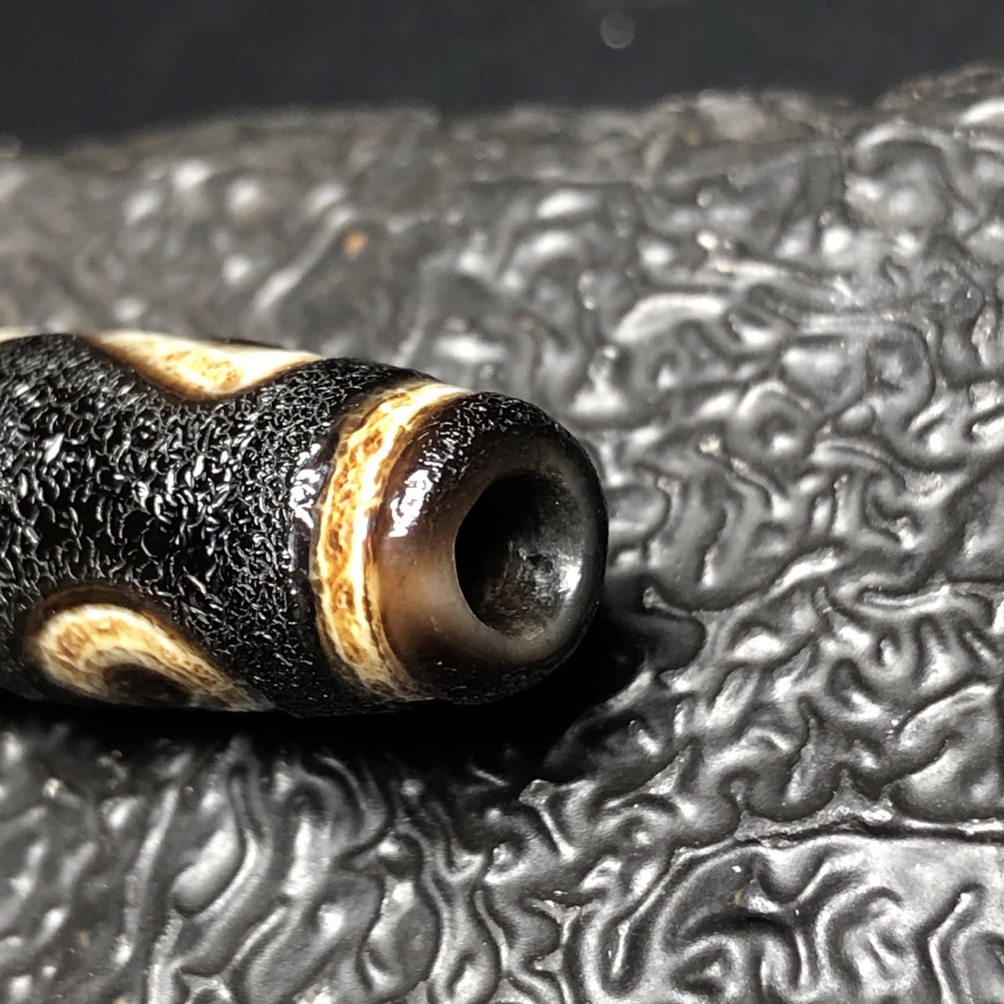 Chinese Natural Agate DZI Beads