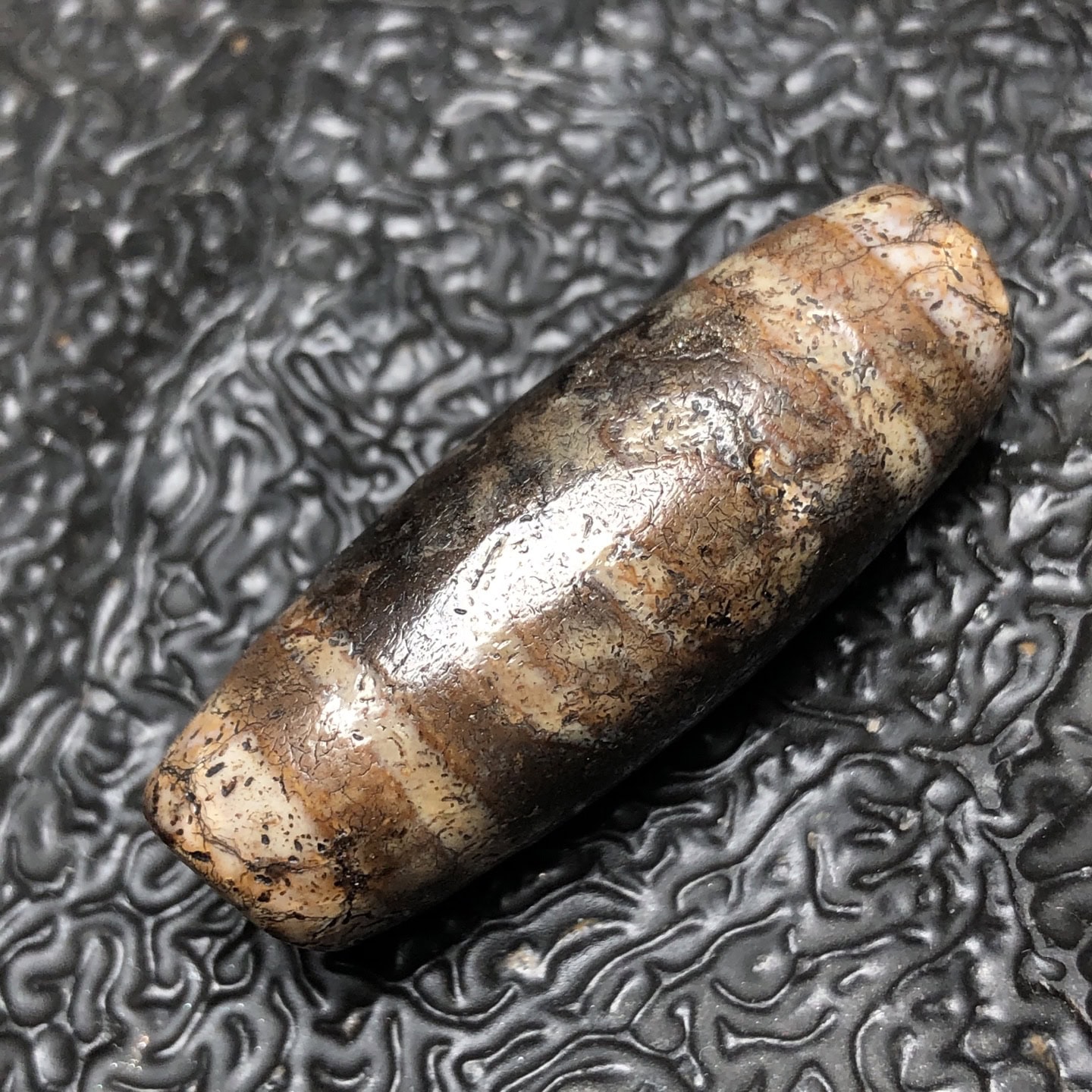 Chinese Natural Agate DZI Beads