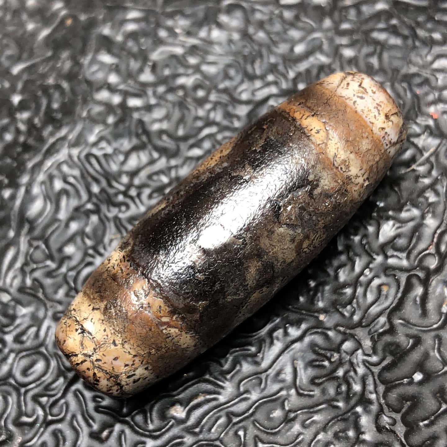 Chinese Natural Agate DZI Beads