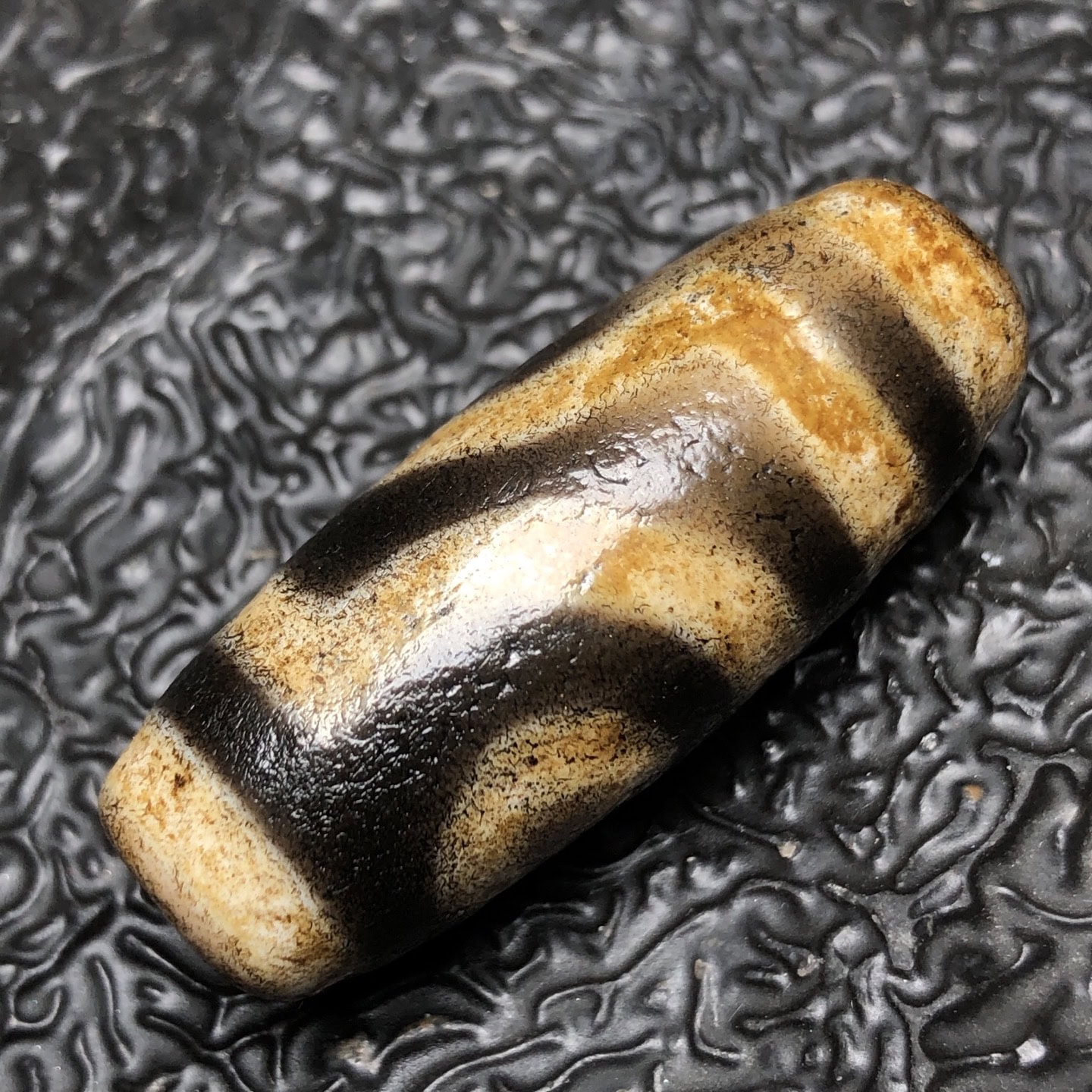 Chinese Natural Agate DZI Beads