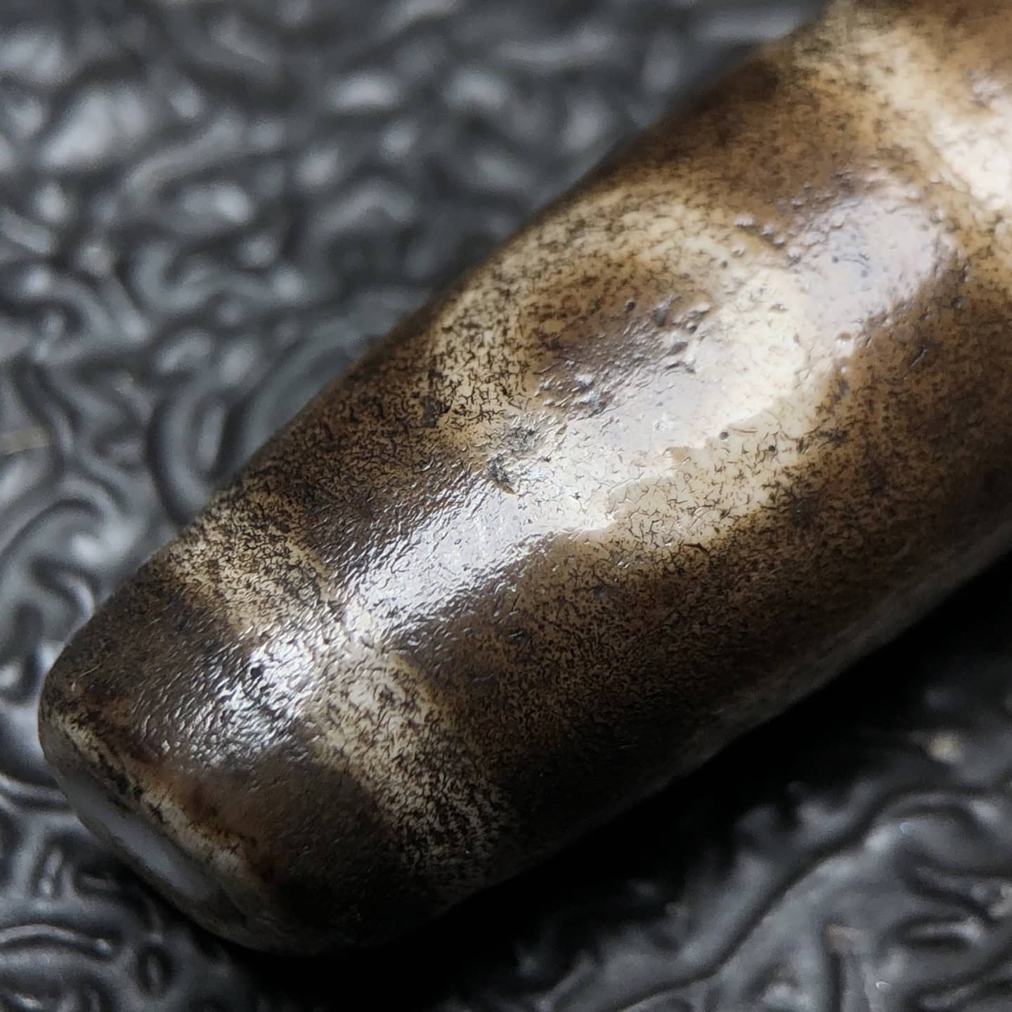 Chinese Natural Agate DZI Beads