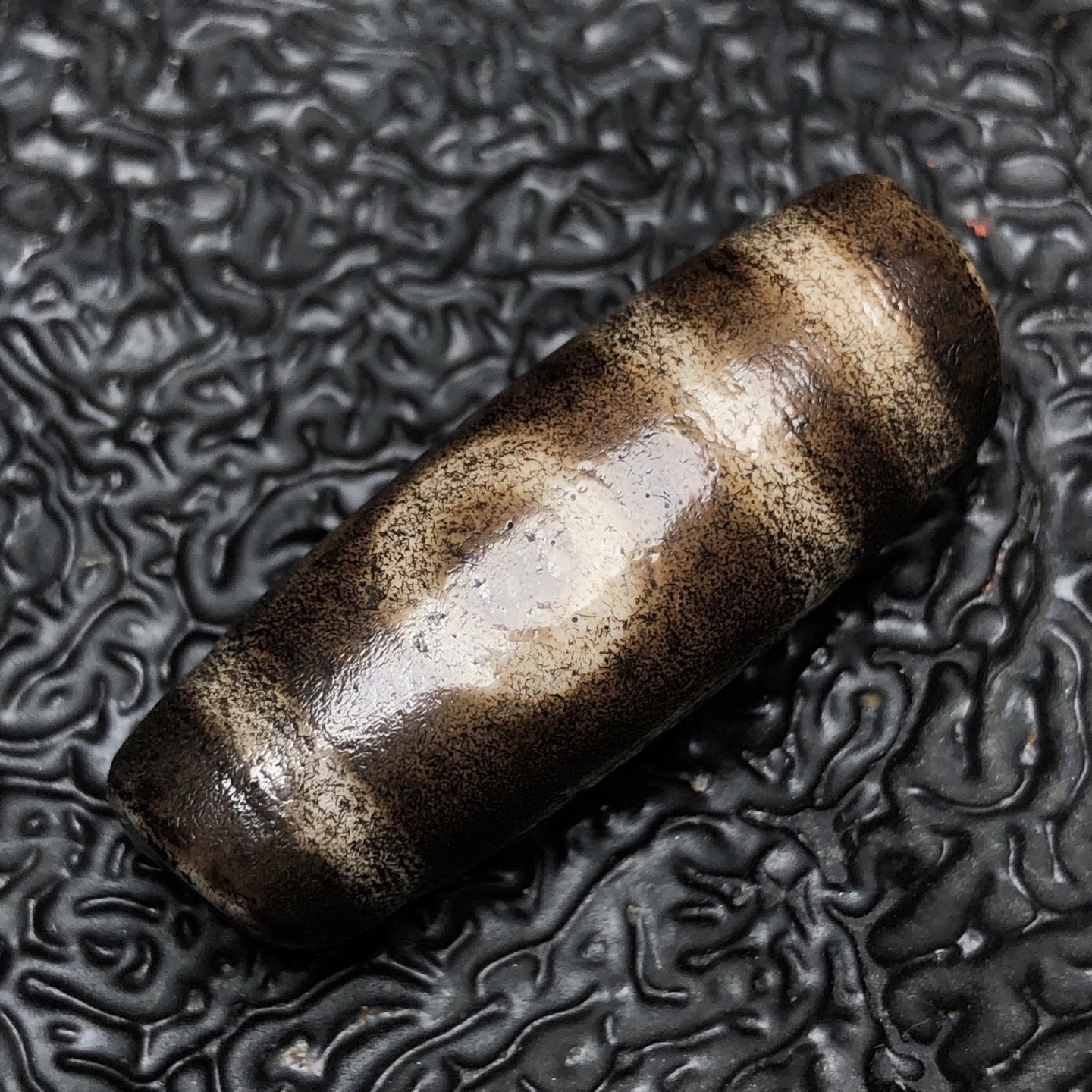 Chinese Natural Agate DZI Beads
