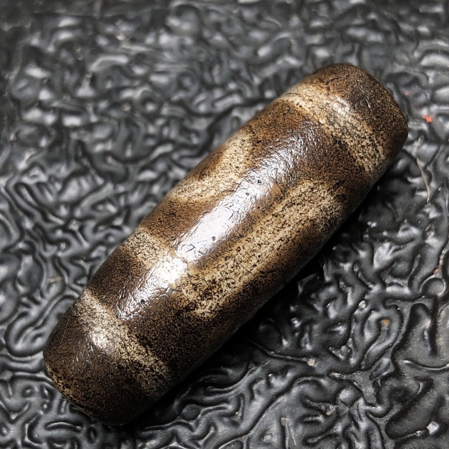 Chinese Natural Agate DZI Beads