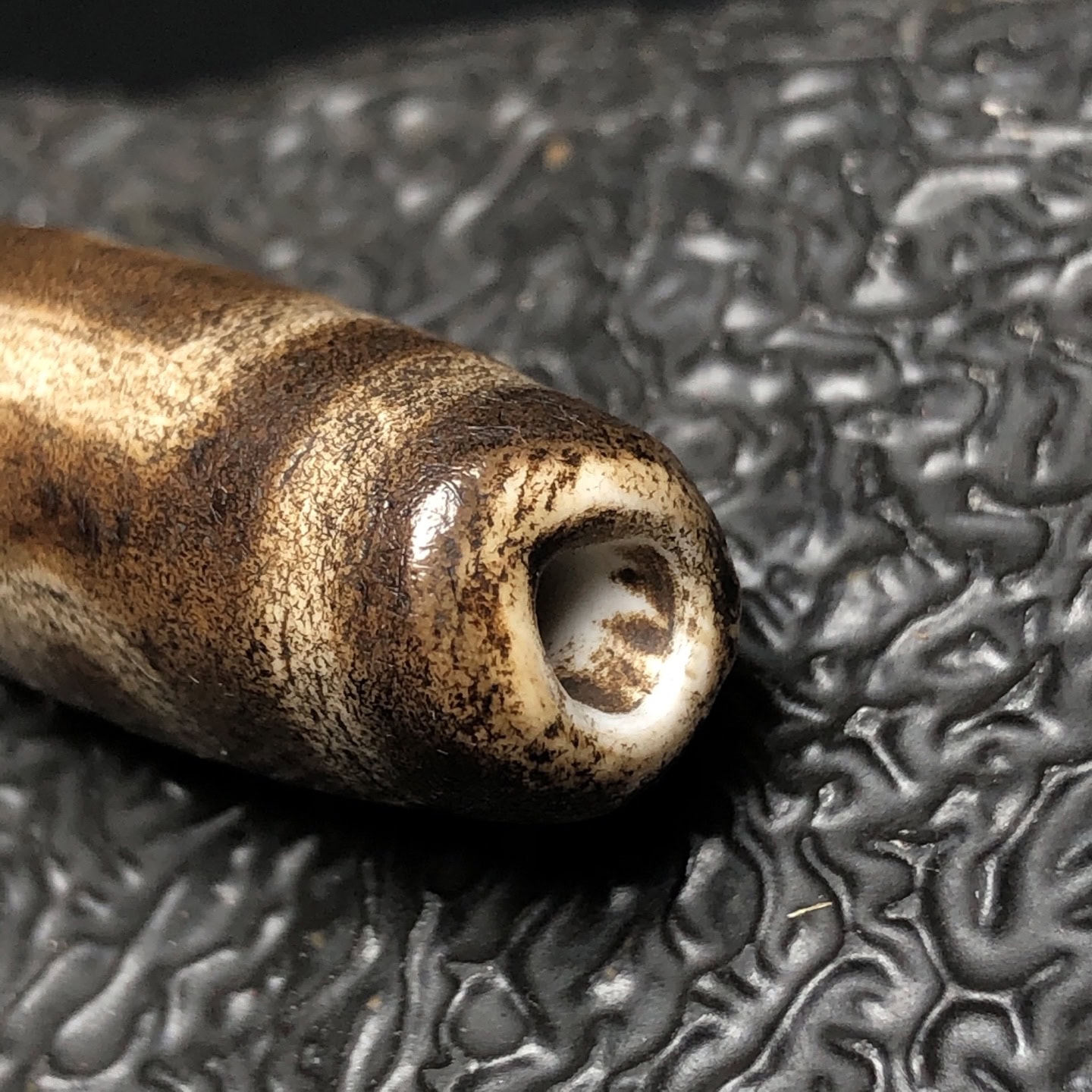 Chinese Natural Agate DZI Beads
