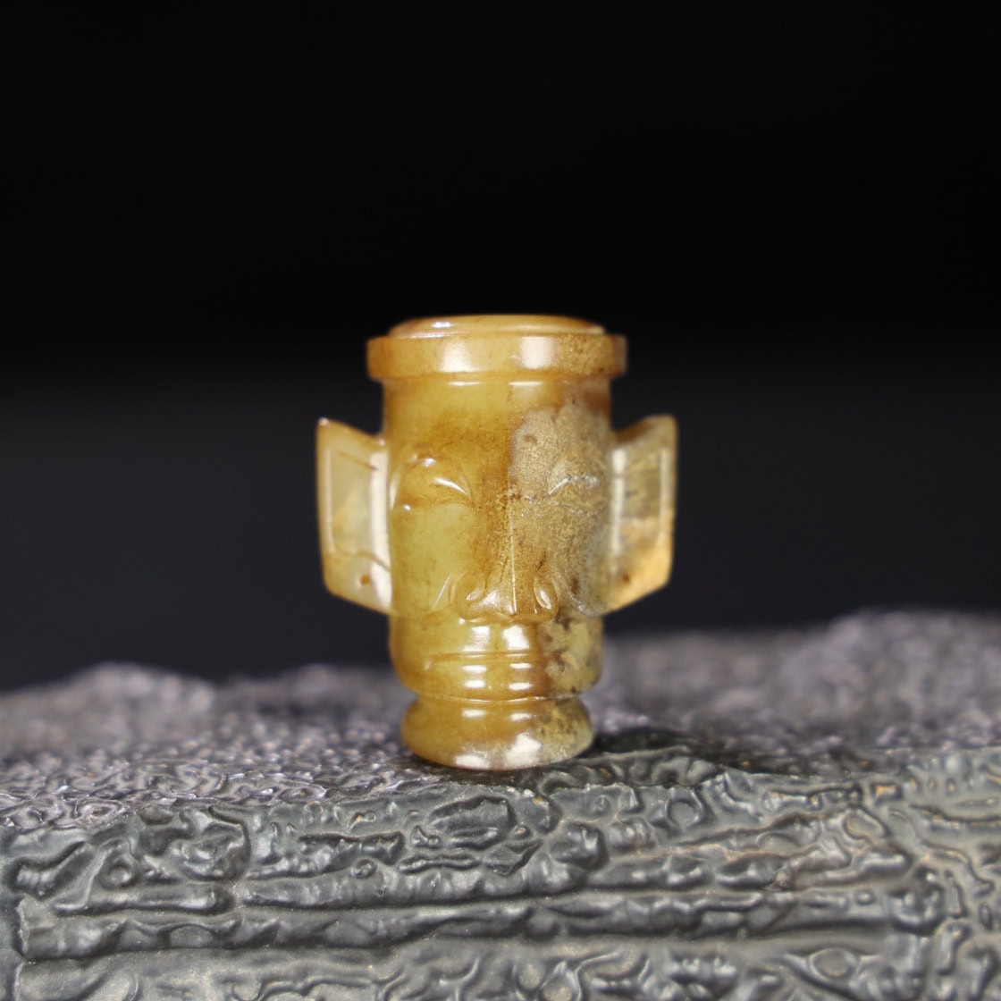 Chinese Natural Jade Carved Seal
