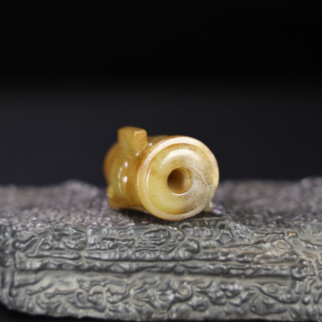 Chinese Natural Jade Carved Seal