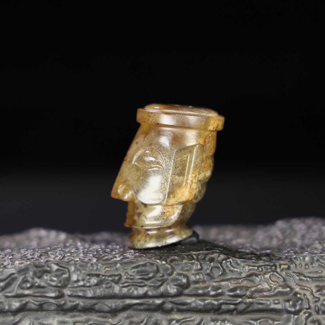 Chinese Natural Jade Carved Seal