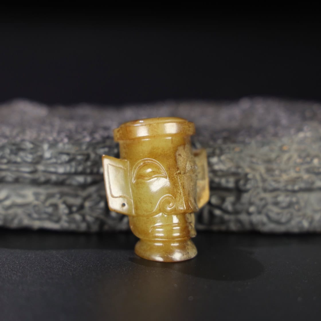 Chinese Natural Jade Carved Seal
