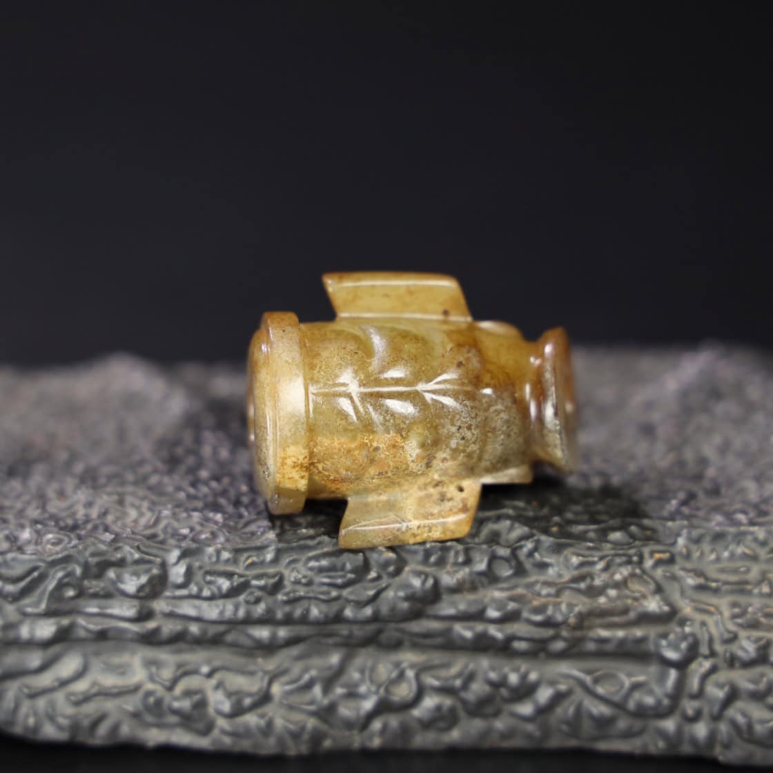 Chinese Natural Jade Carved Seal