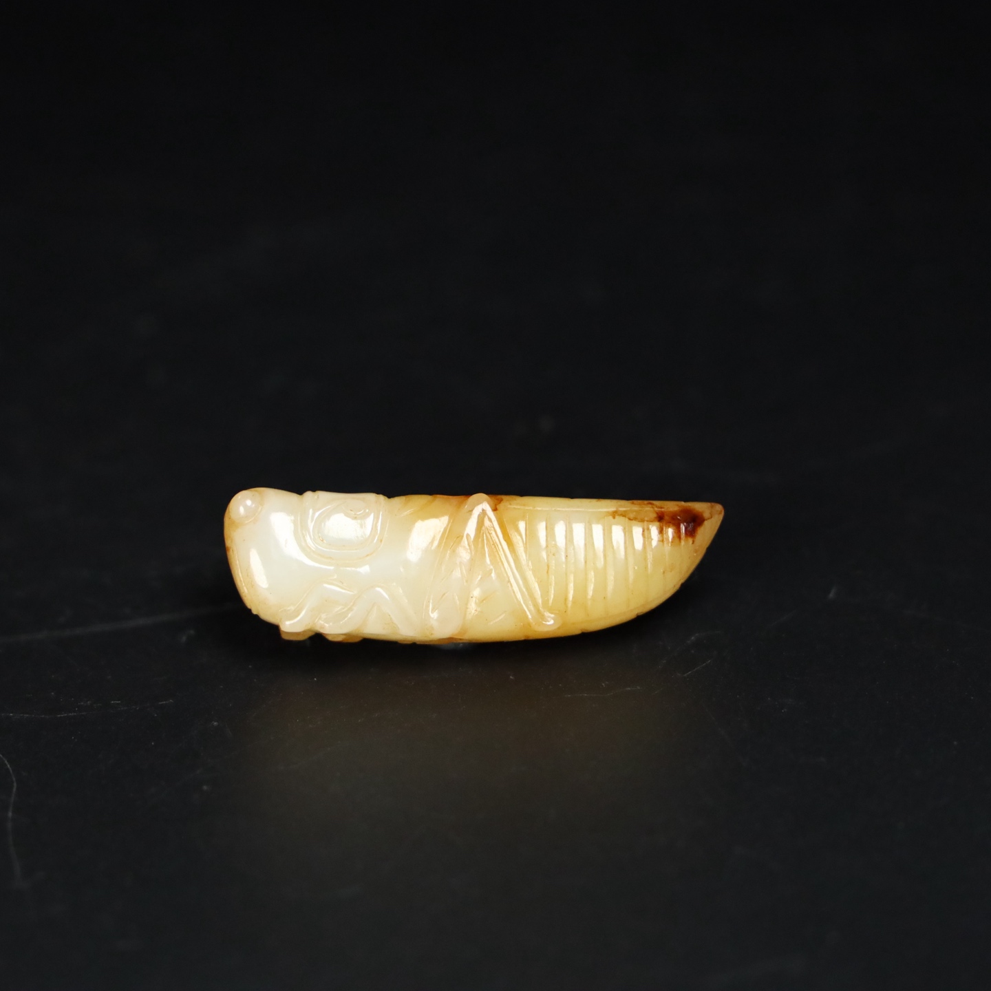 Chinese Natural Jade Carved cicada