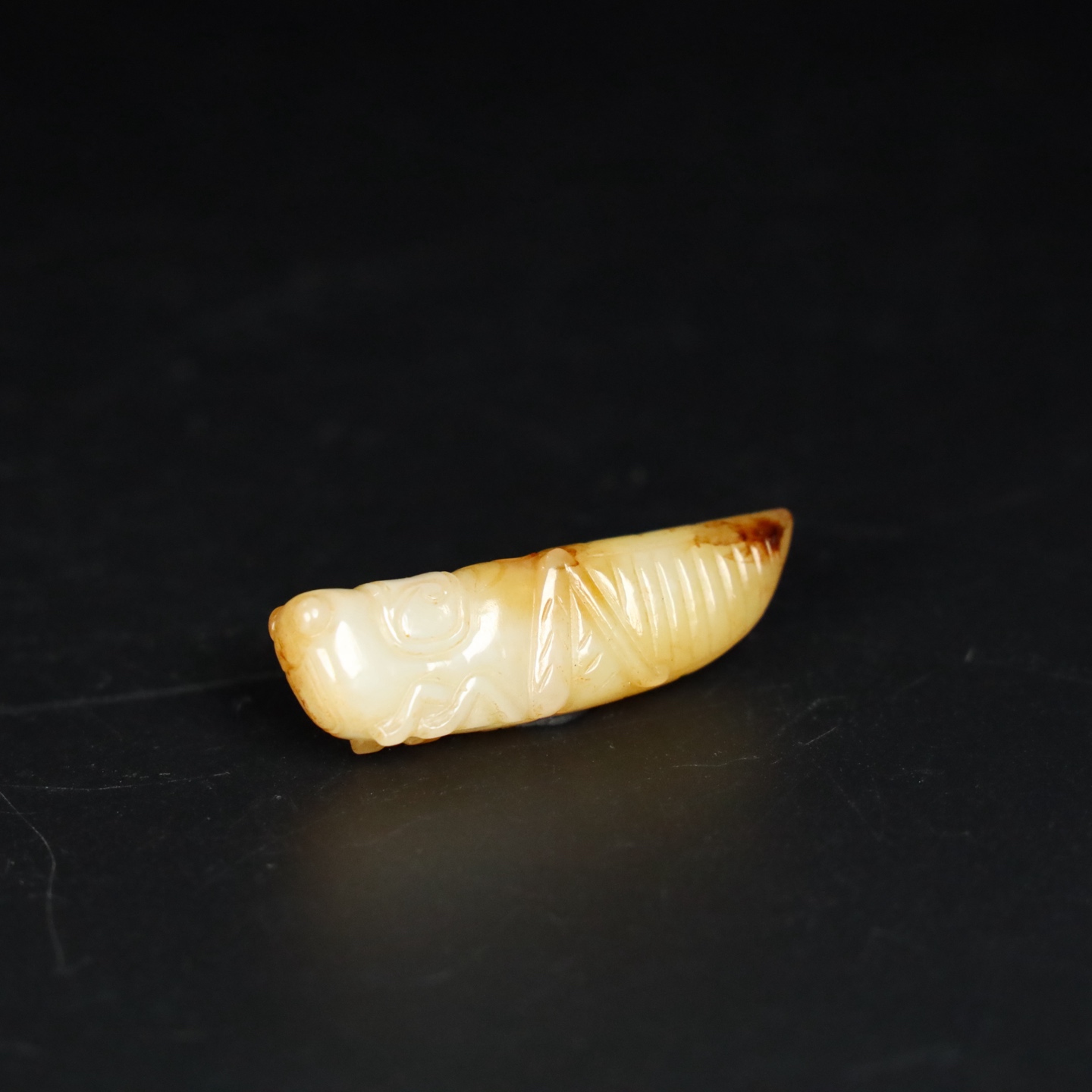 Chinese Natural Jade Carved cicada