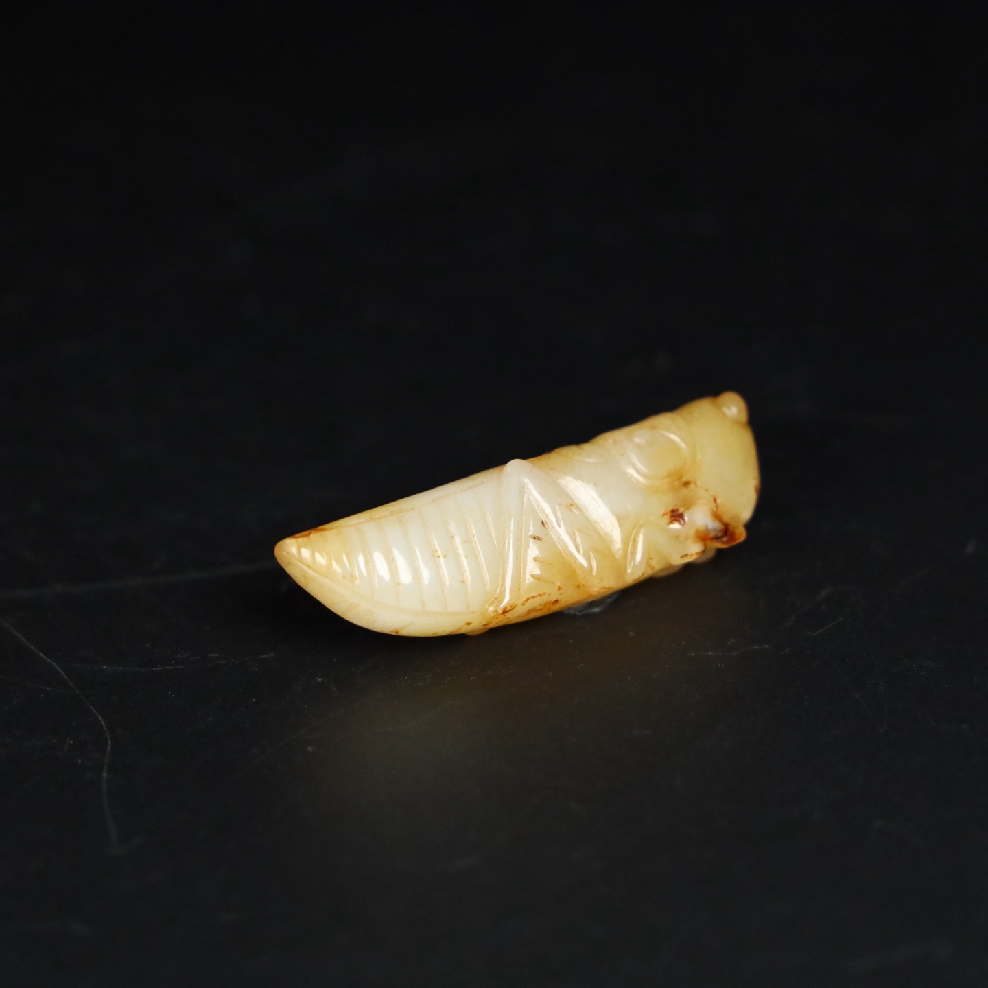 Chinese Natural Jade Carved cicada