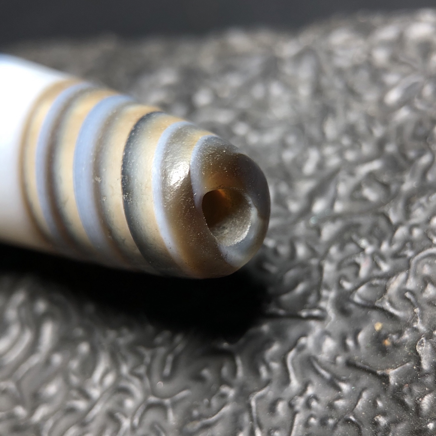 Chinese Natural Agate DZI Beads