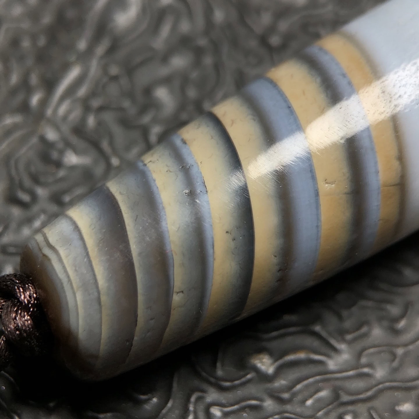 Chinese Natural Agate DZI Beads