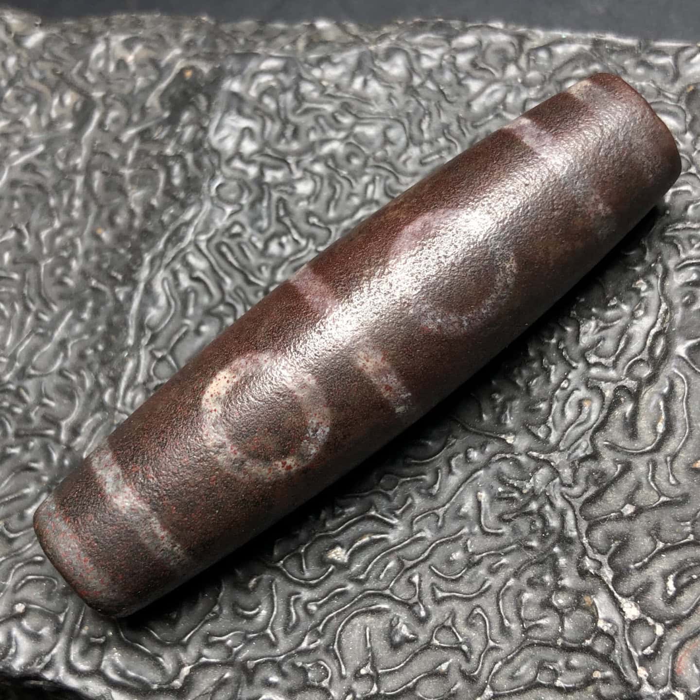 Chinese Natural Agate DZI Beads
