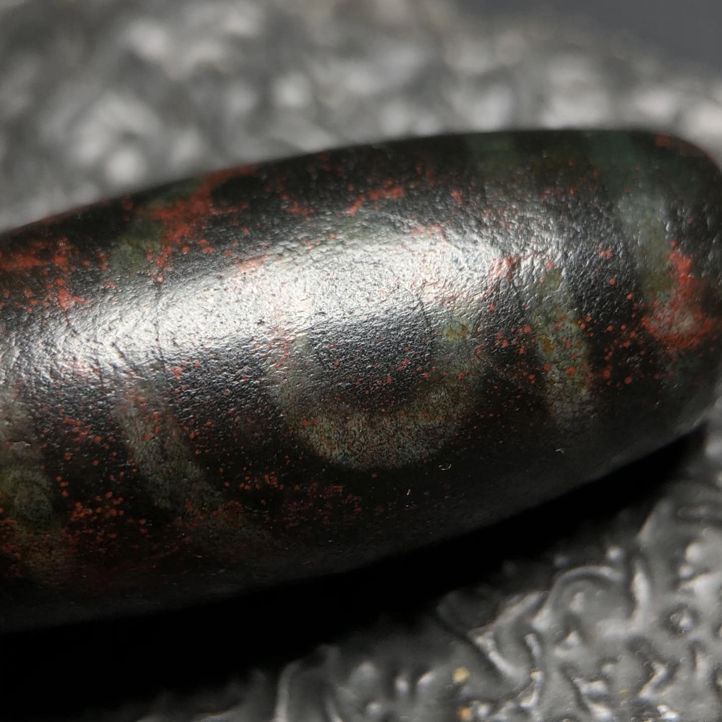 Chinese Natural Agate DZI Beads