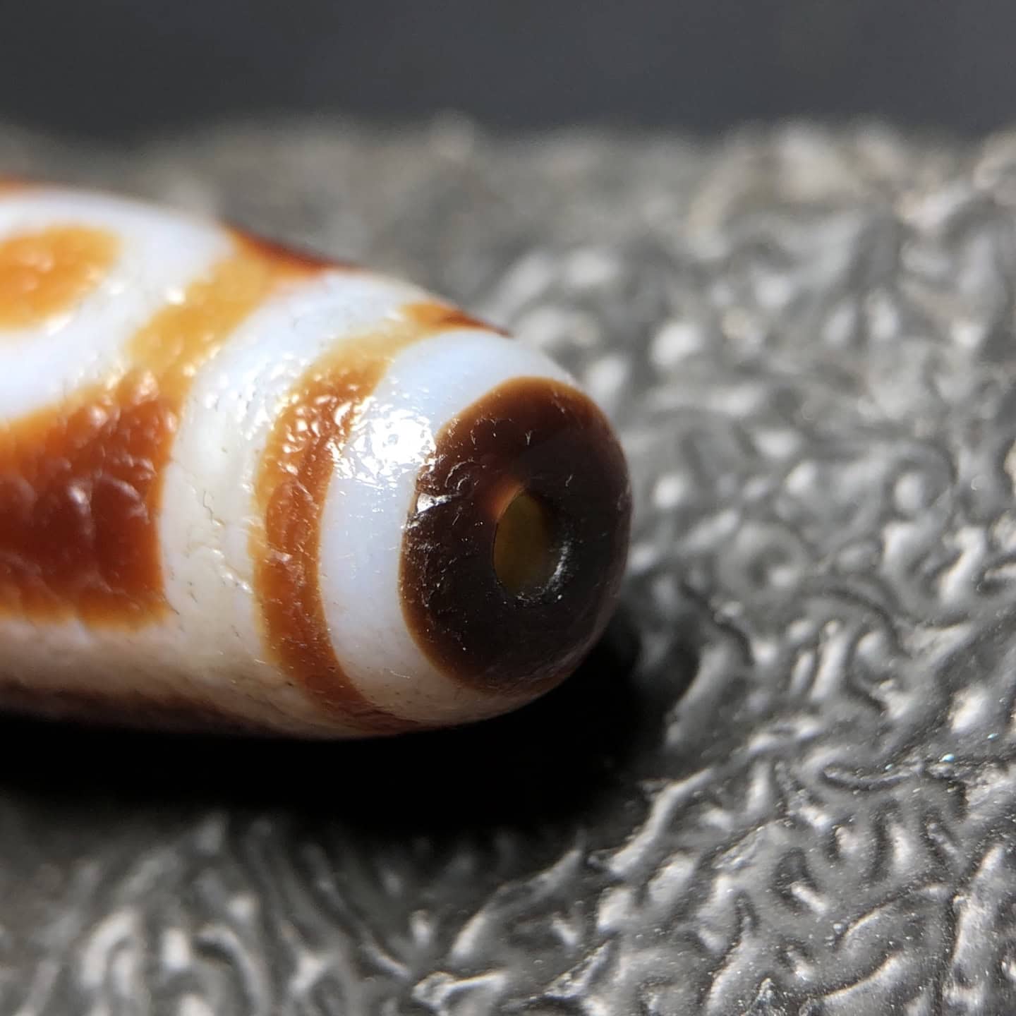 Chinese Natural Agate DZI Beads