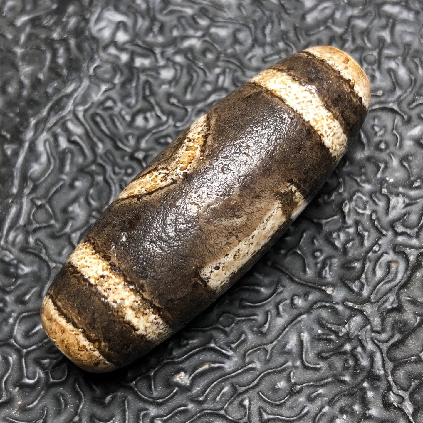 Chinese Natural Agate DZI Beads