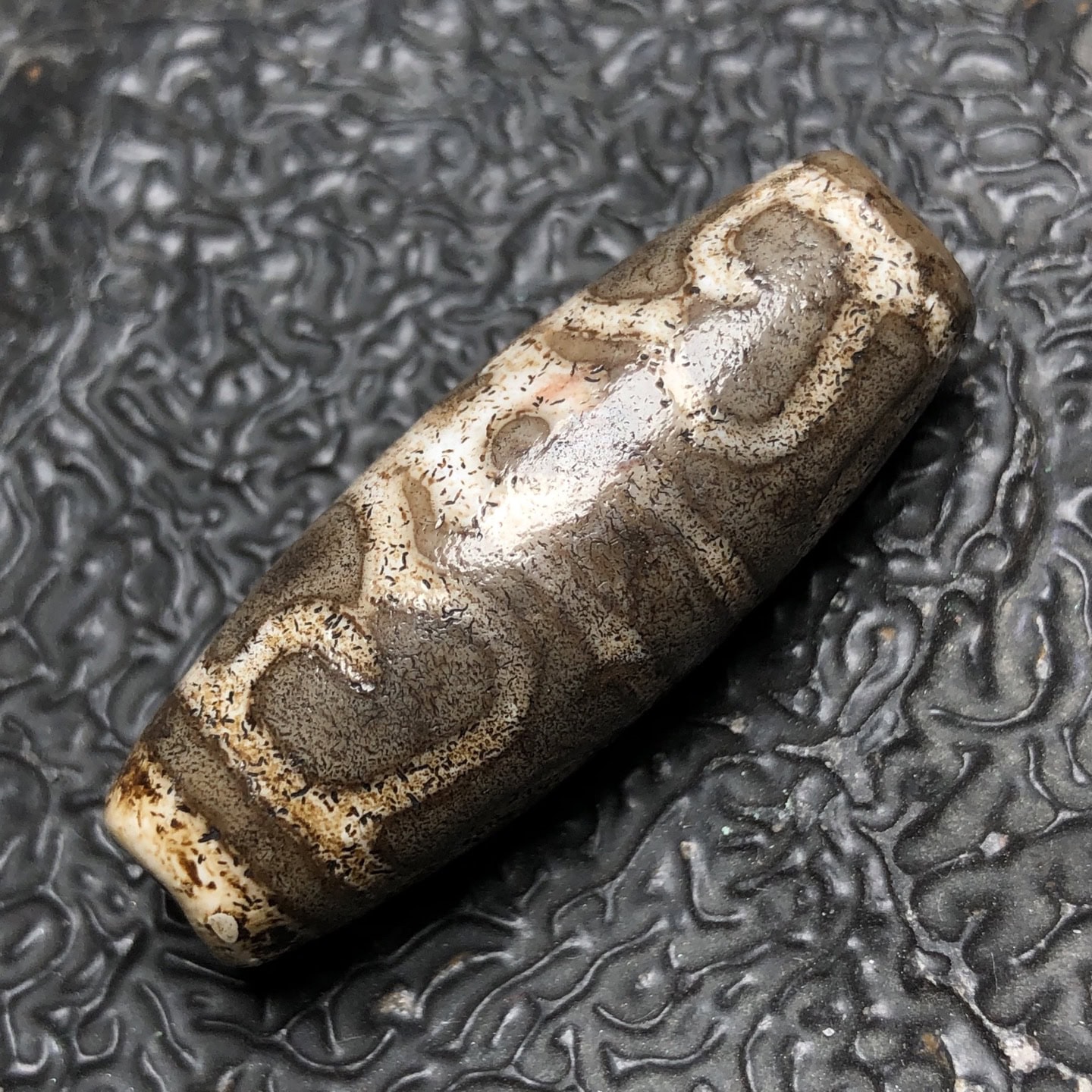 Chinese Natural Agate DZI Beads